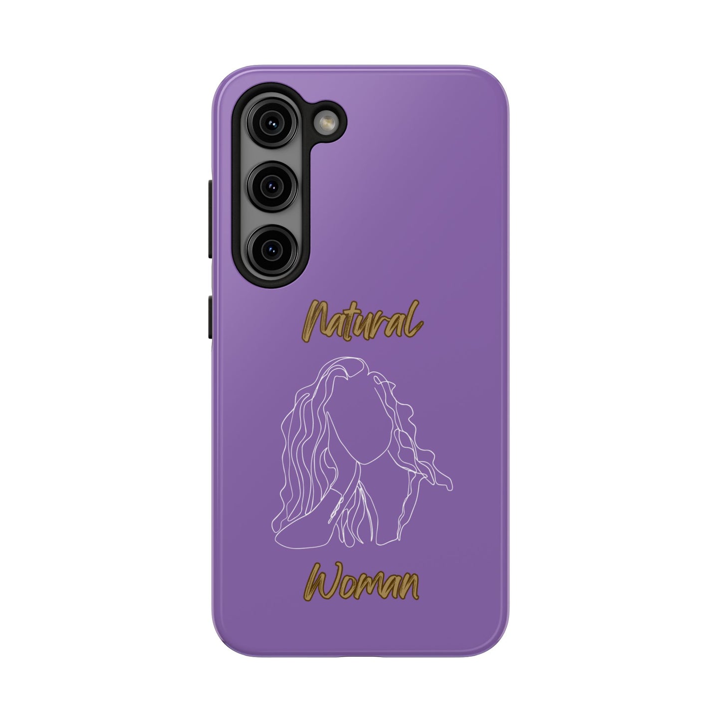 Natural Woman Relaxed (WL) Tough Phone Cases LIGHT PURPLE