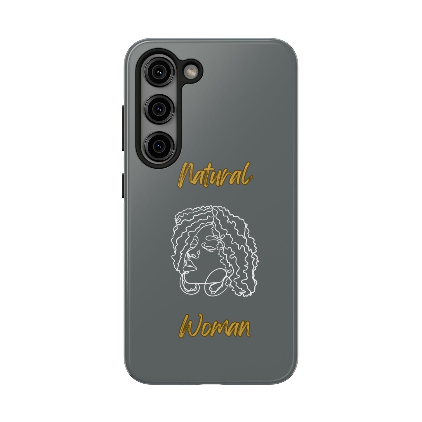 Natural Woman Naturally Me (WL)Tough Phone Cases DARK GREY