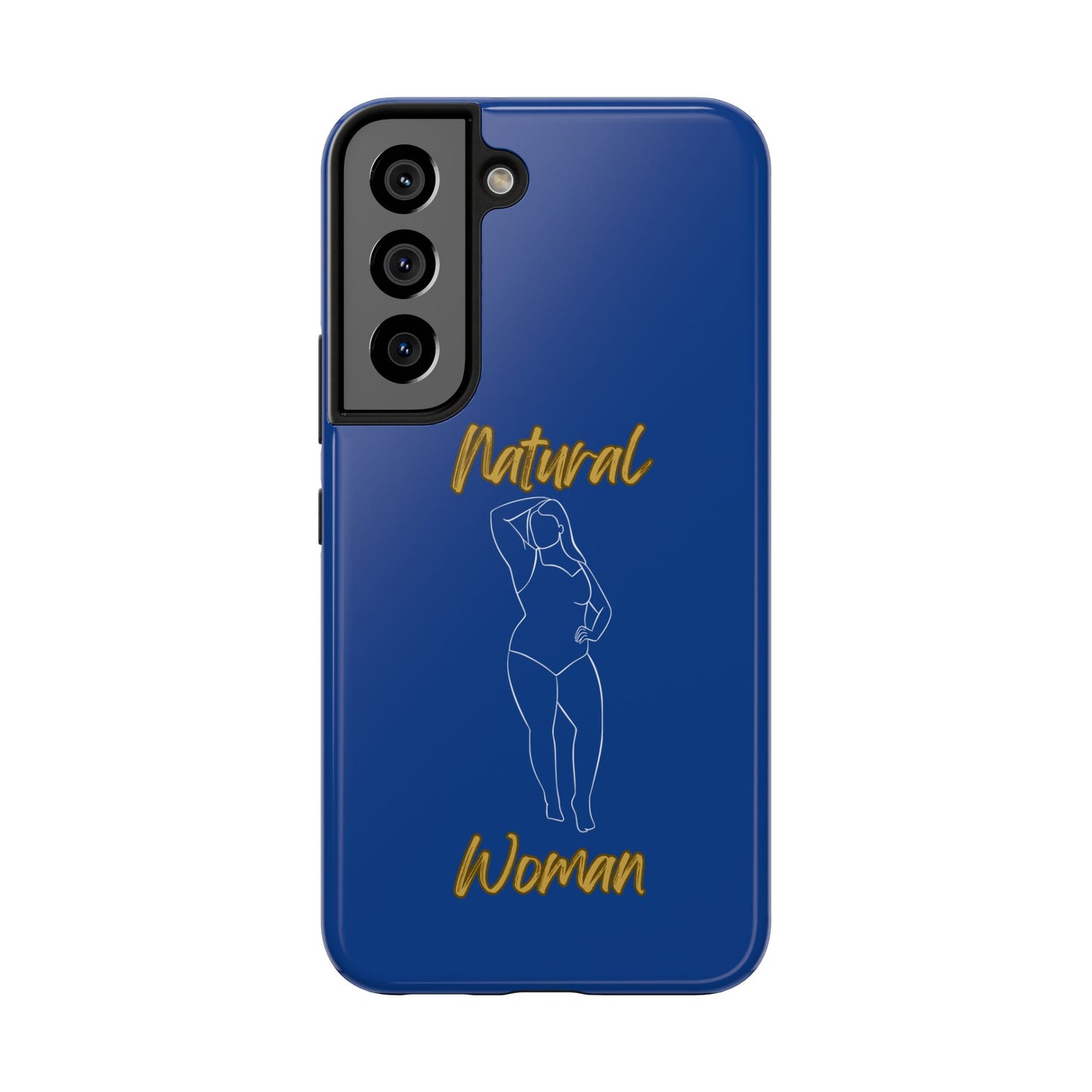 Natural Woman Looking Good (WL)Tough Phone Cases DARK BLUE