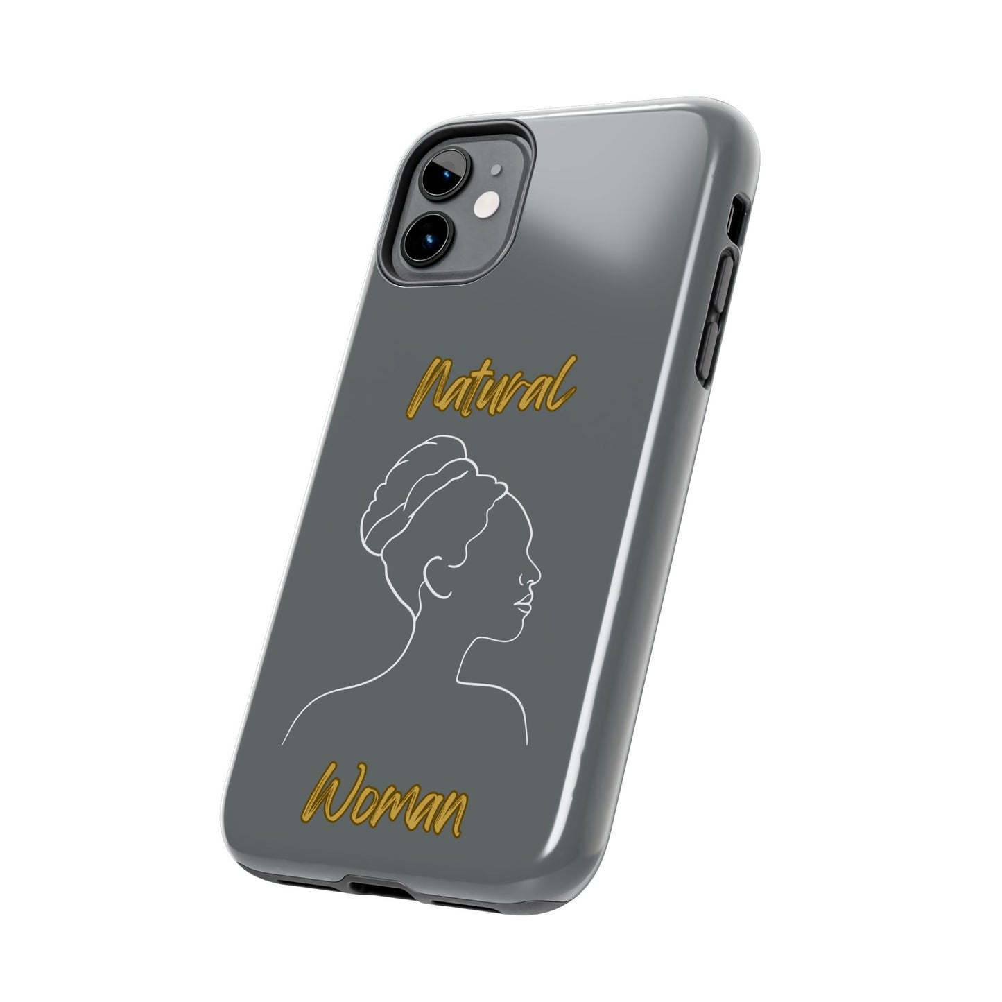 Natural Woman Mixed (WL)Tough Phone Cases DARK GREY