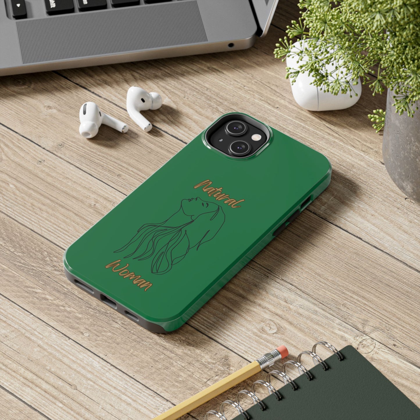 Natural Woman Appreciation (BL) Tough Phone Cases DARK GREEN