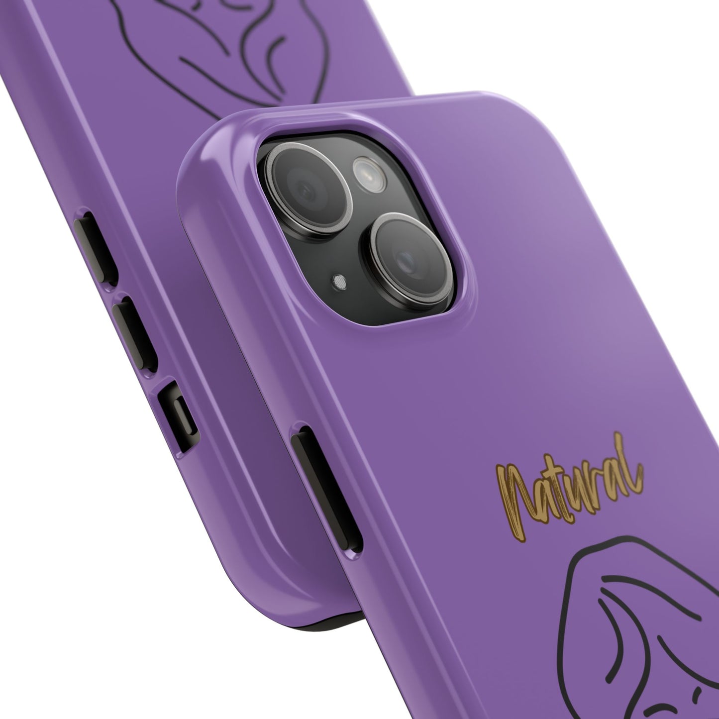 Natural Woman Modest (BL)Tough Phone Cases LIGHT PURPLE