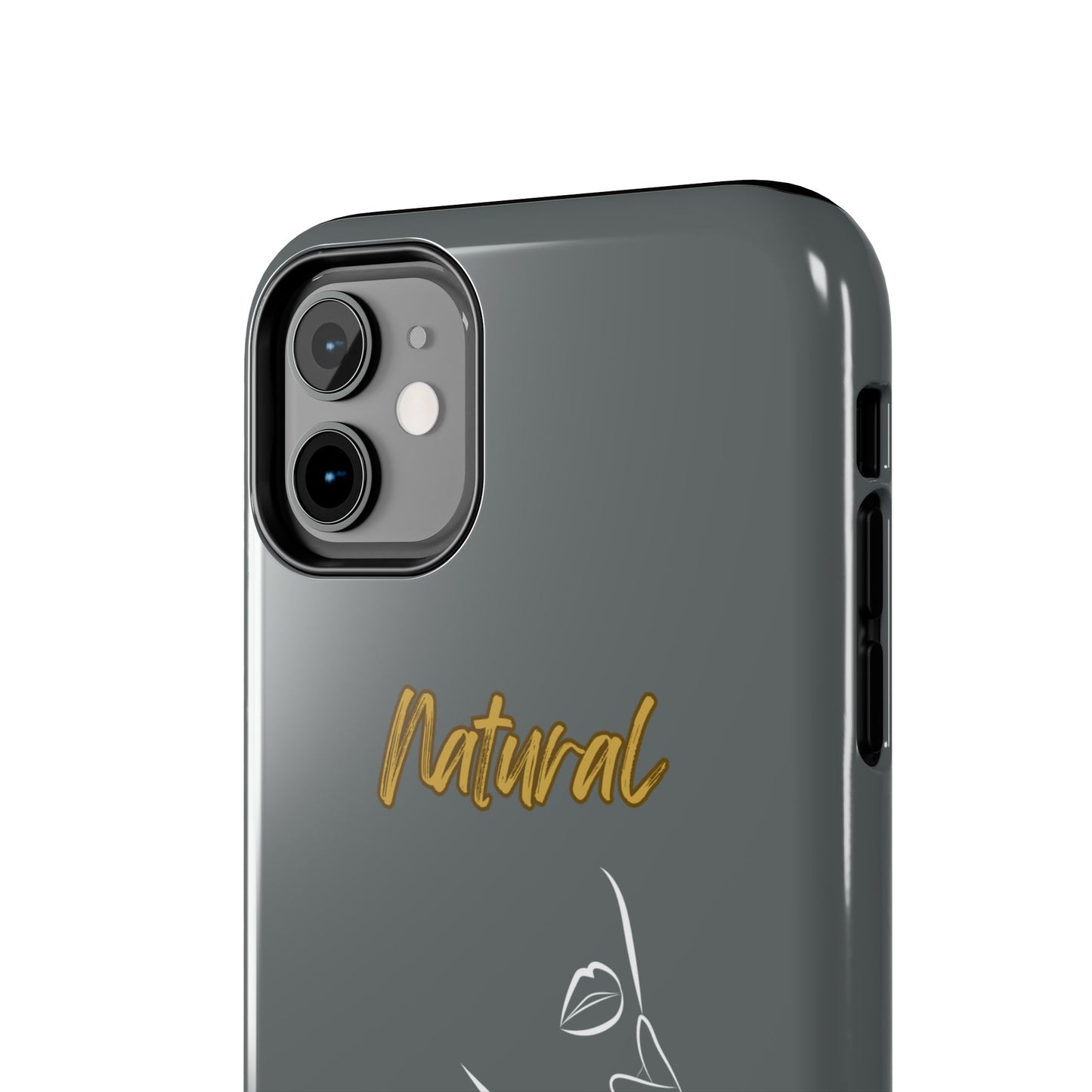 Natural Woman Chin Up (WL)Tough Phone Cases DARK GREY