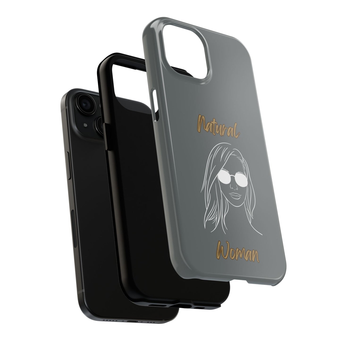 Natural Woman Shades (WL)Tough Phone Cases DARK GREY