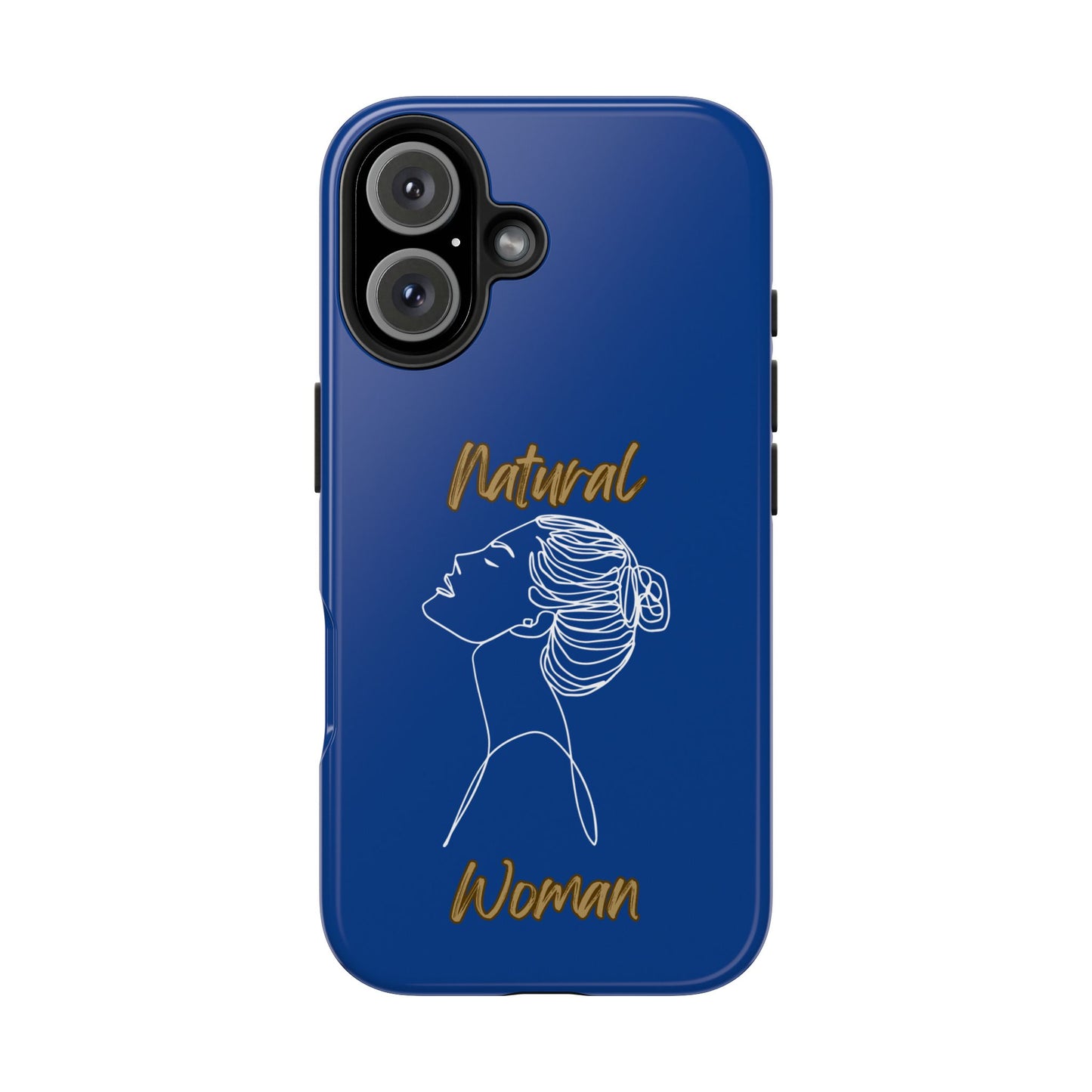 Natural Woman Wet Bun (WL) Tough Phone Cases DARK BLUE