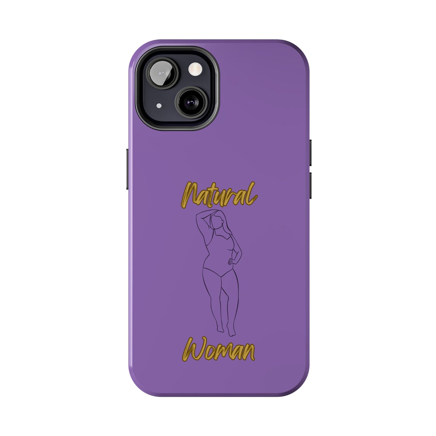 Natural Woman Looking Good (BL)Tough Phone Cases LIGHT PURPLE