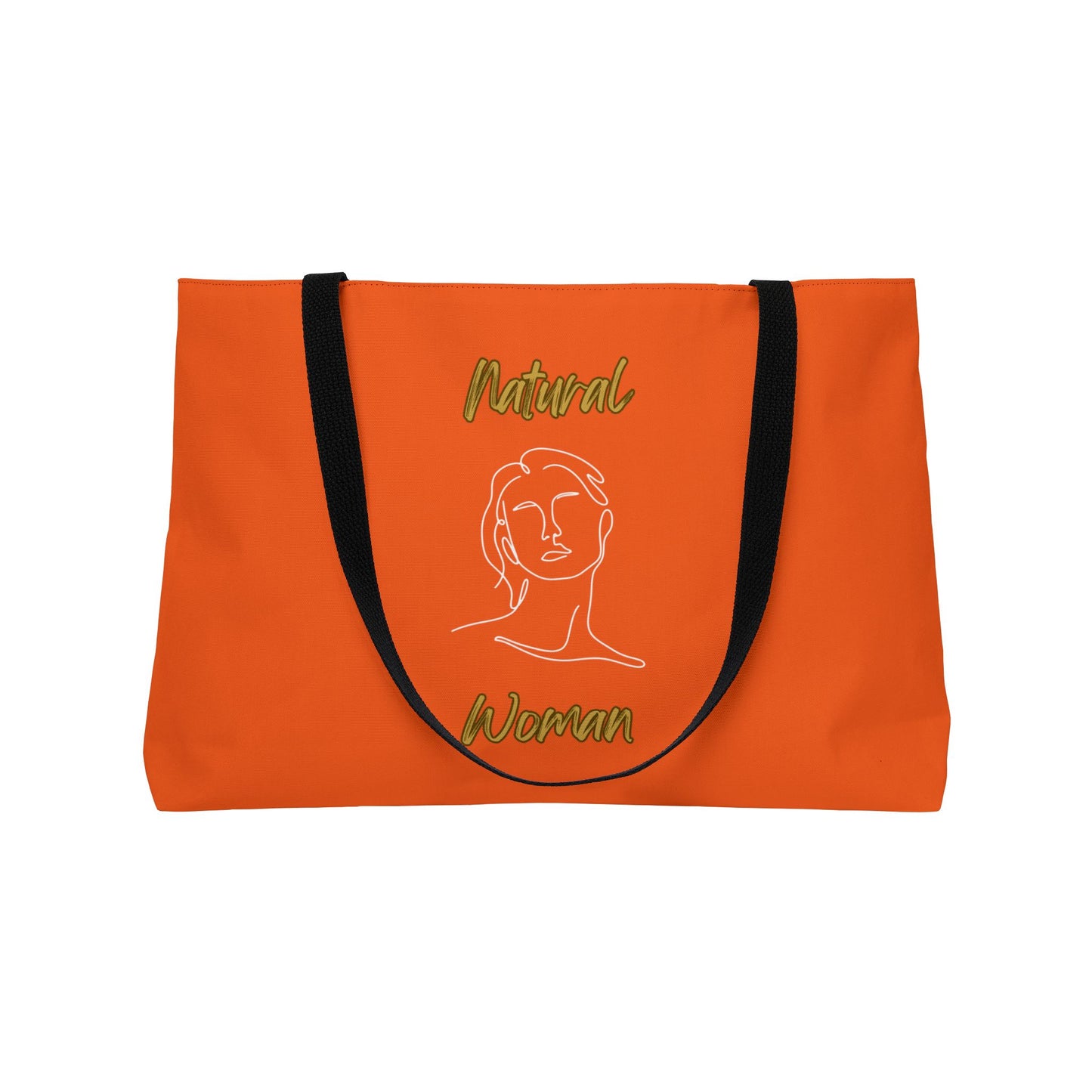 Natural Woman Hello (WL) Weekender Tote Bag ORANGE