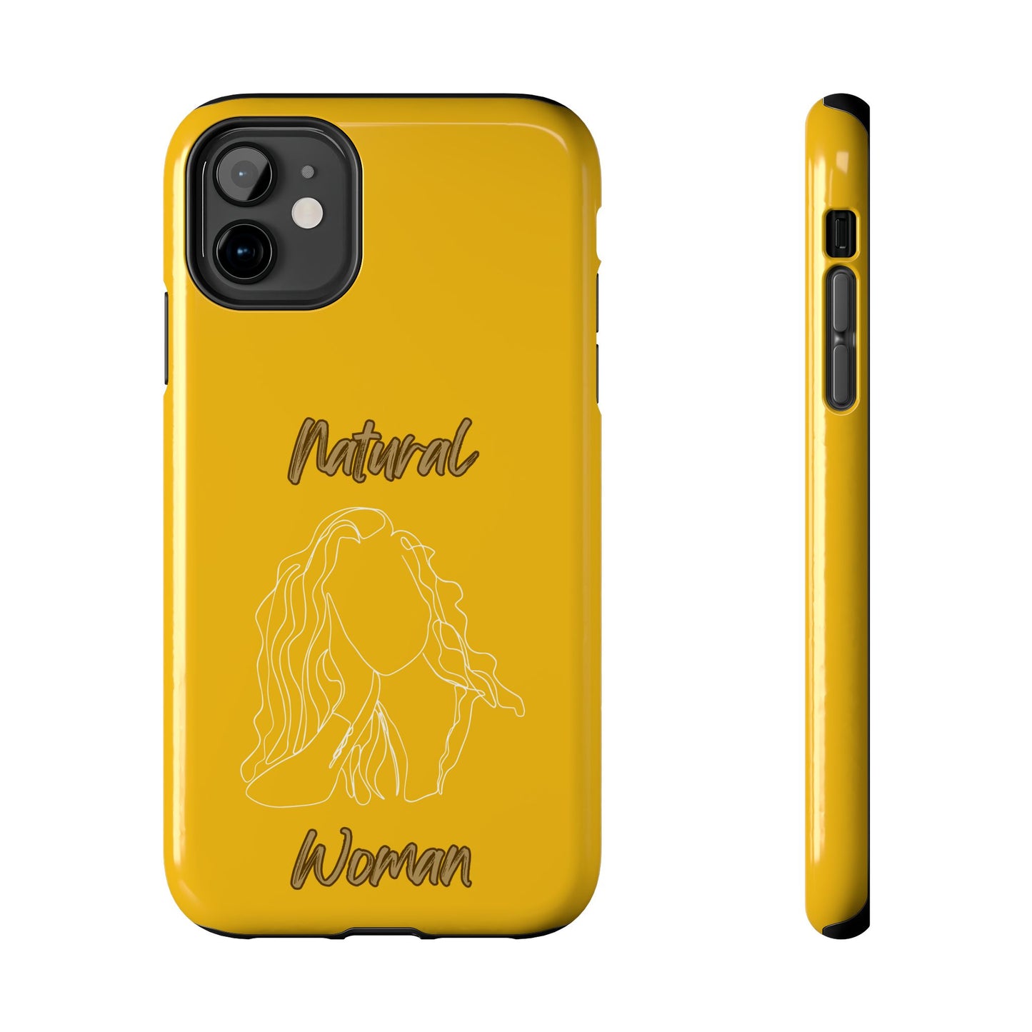Natural Woman Relaxed (WL) Tough Phone Cases YELLOW
