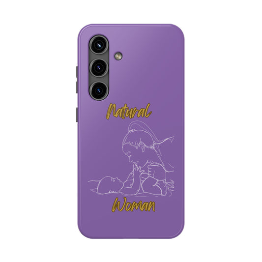 Natural Woman New Life (WL)Tough Phone Cases LIGHT PURPLE