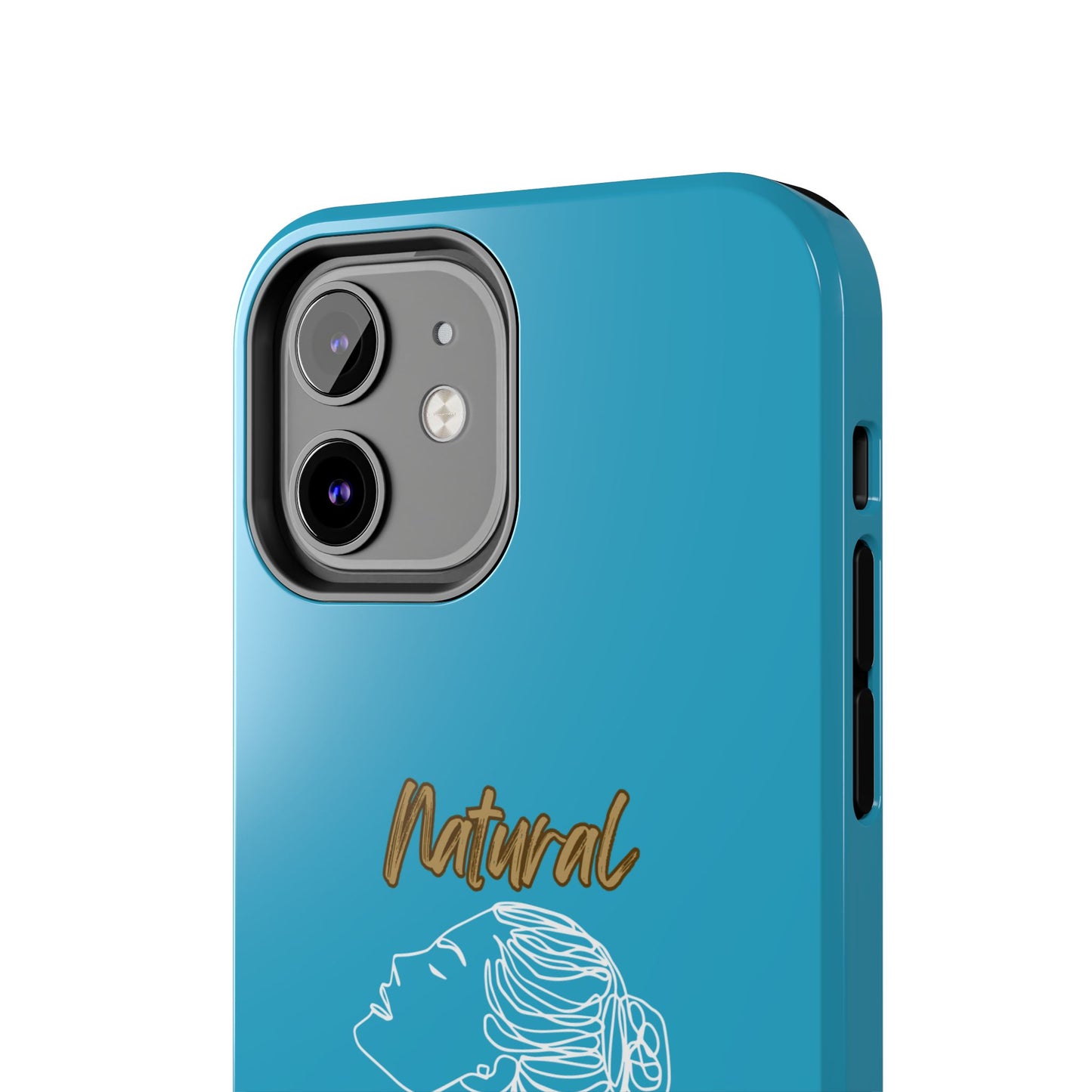 Natural Woman Wet Bun (WL) Tough Phone Cases TURQUOISE