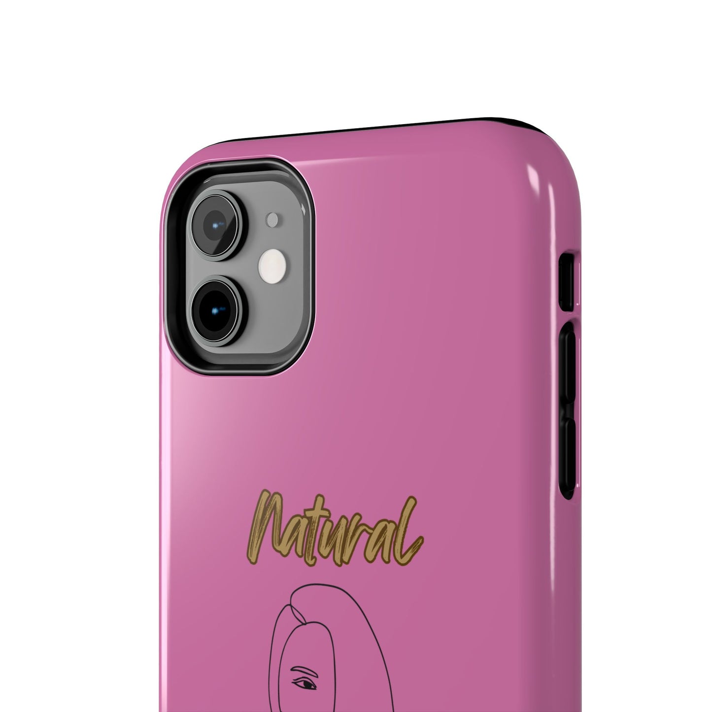 Natural Woman Covered Eye (BL)Tough Phone Cases LIGHT PINK