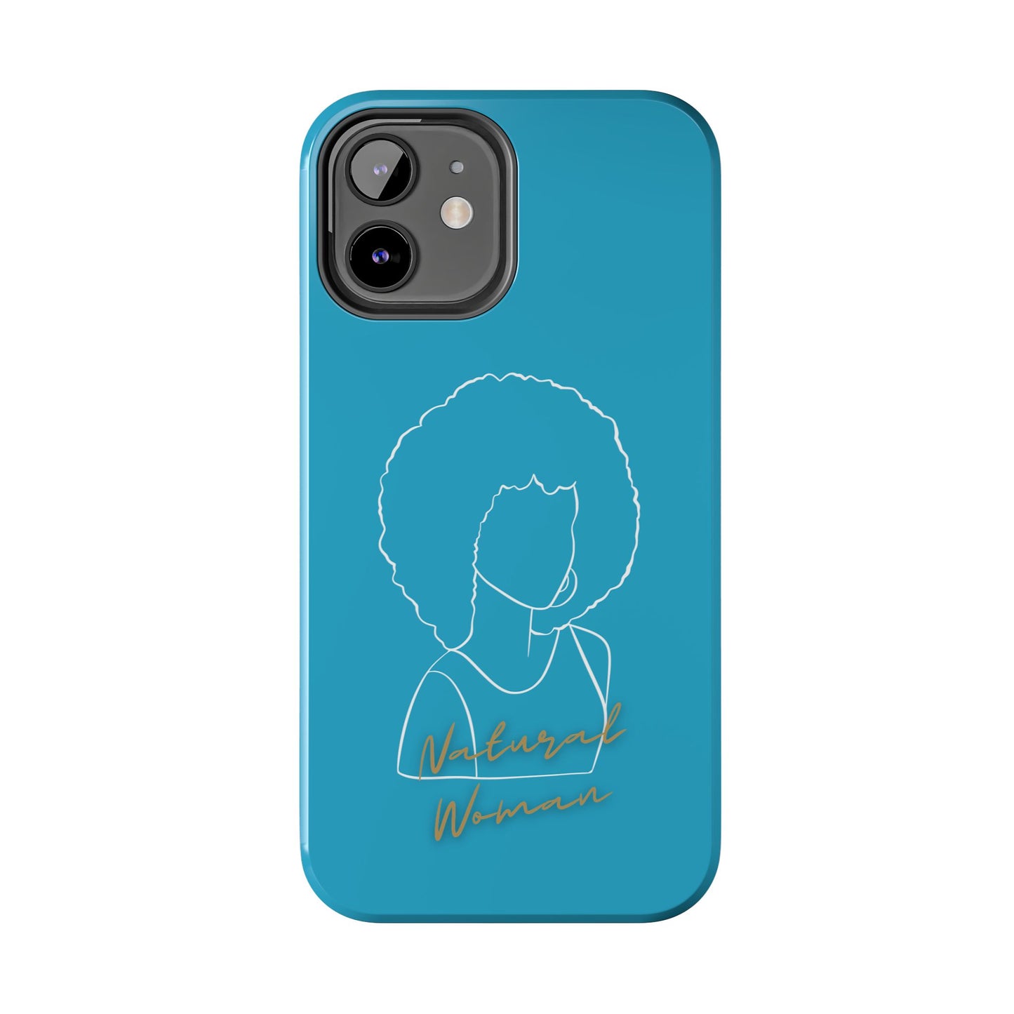 Natural Woman Afro (WL)Tough Phone Cases TURQUOISE