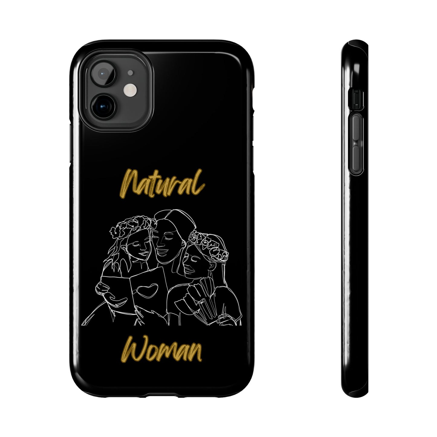 Natural Woman Me & My Girls (WL)Tough Phone Cases BLACK