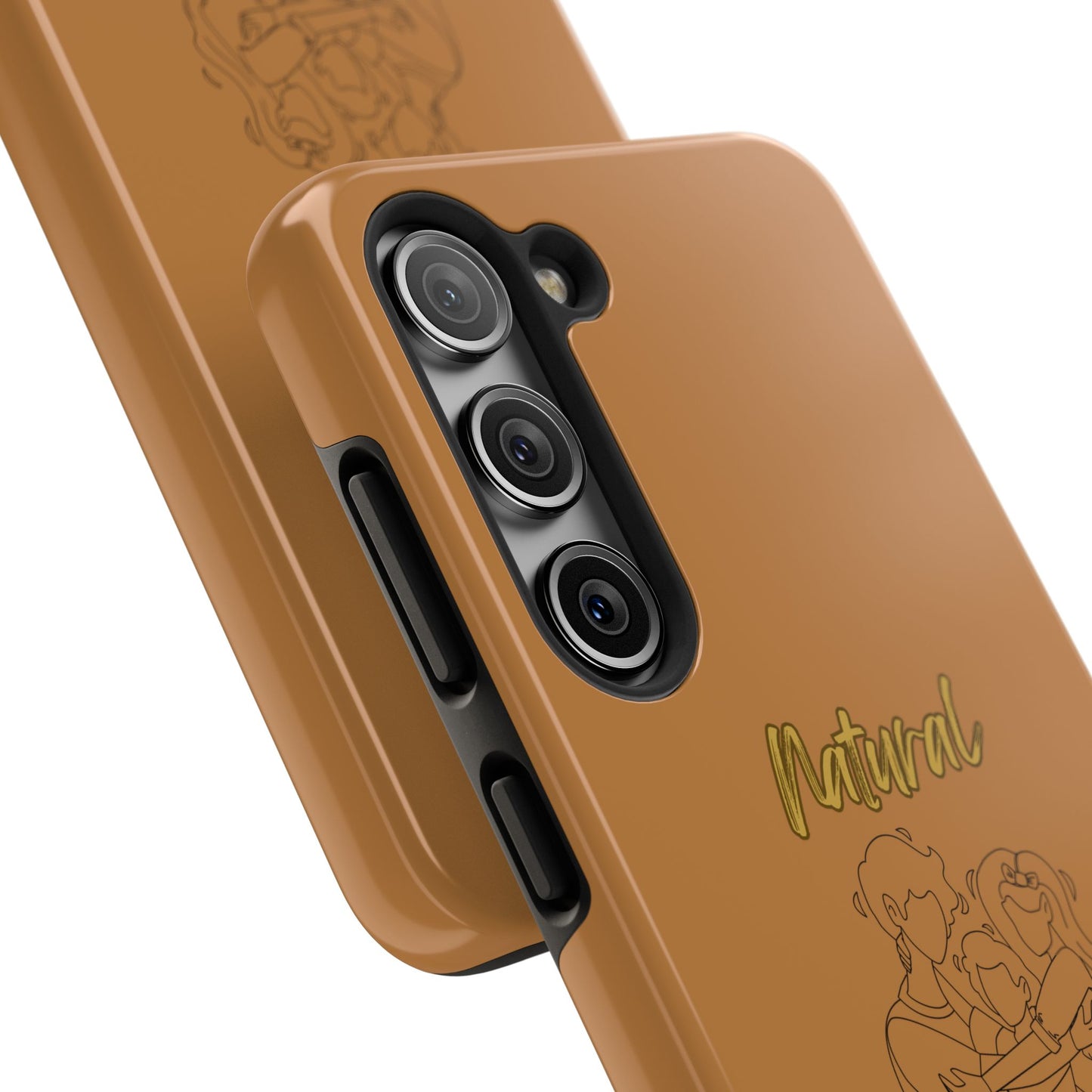 Natural Woman Bear Hugs (BL) Tough Phone Cases LIGHT BROWN