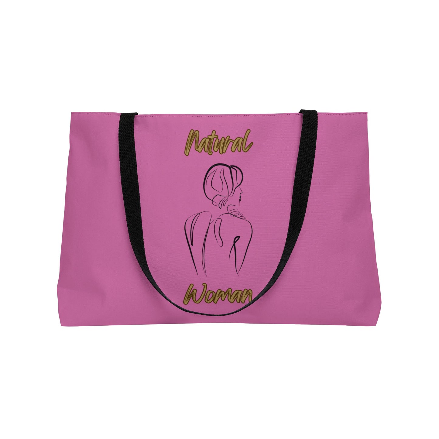 Natural Woman Back (BL) Weekender Tote Bag LIGHT PINK