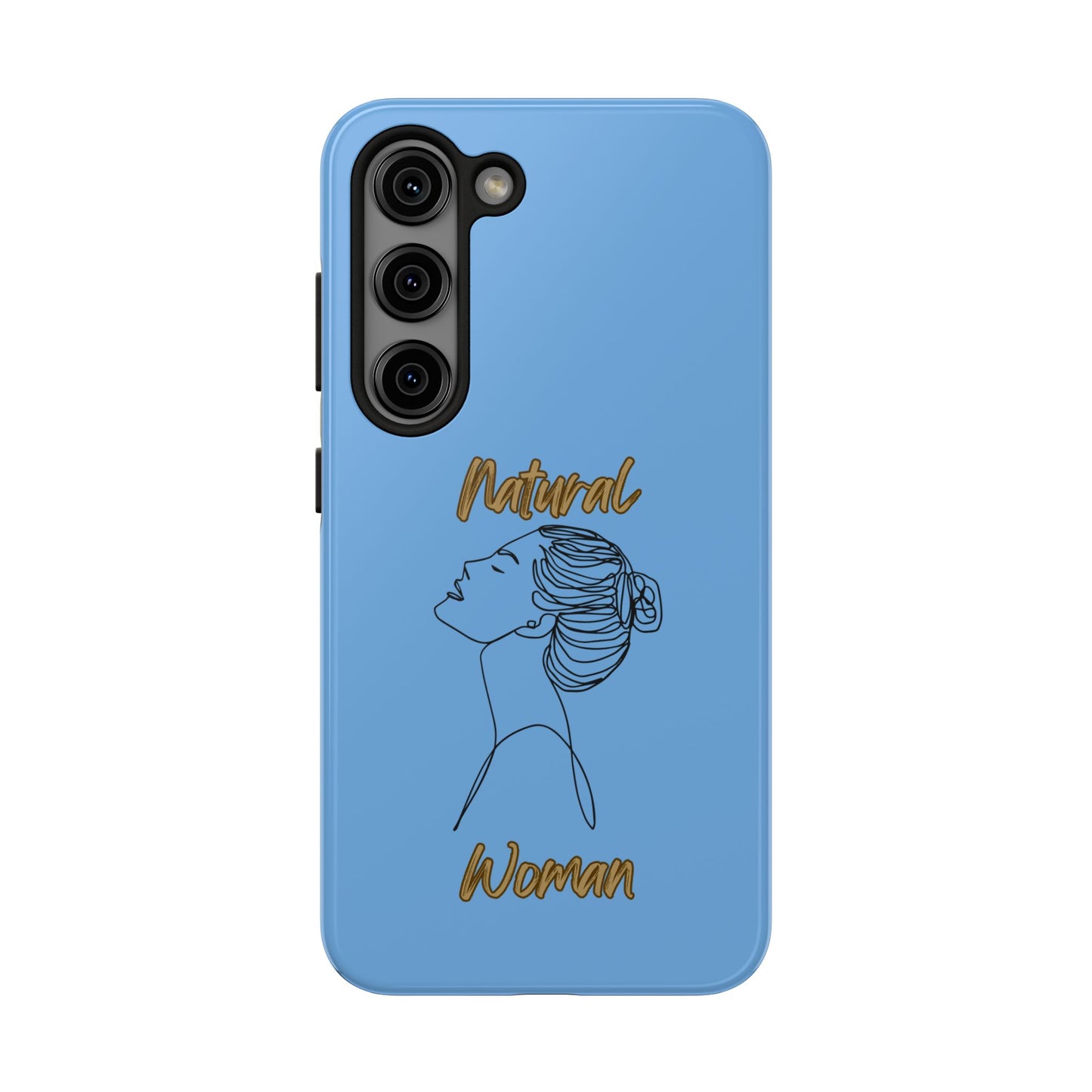 Natural Woman Wet Bun (BL) Tough Phone Cases LIGHT BLUE