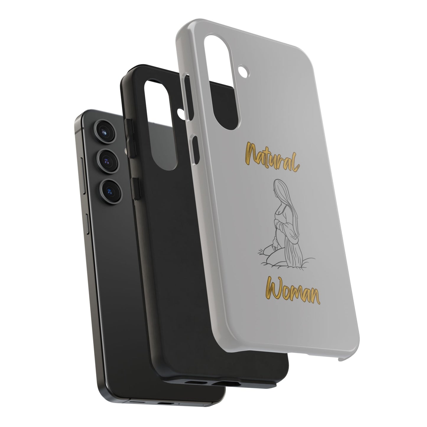 Natural Woman Expecting (BL)Tough Phone Cases LIGHT GREY