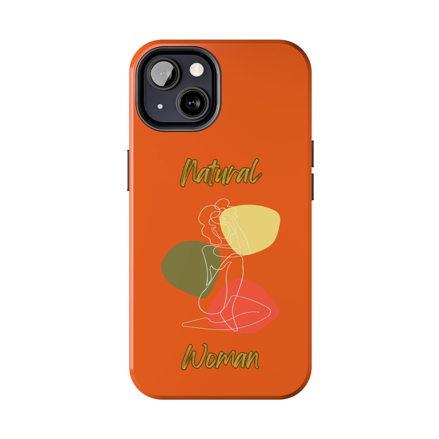 Natural Woman Colorful Pose (WL)Tough Phone Cases ORANGE