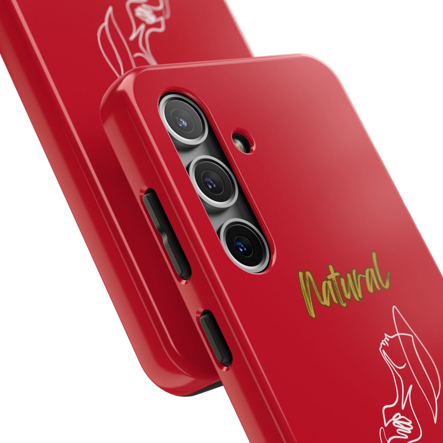 Natural Woman Free (WL)Tough Phone Cases DARK RED