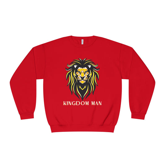 Kingdom Man (White/Gold) Crewneck Sweatshirt
