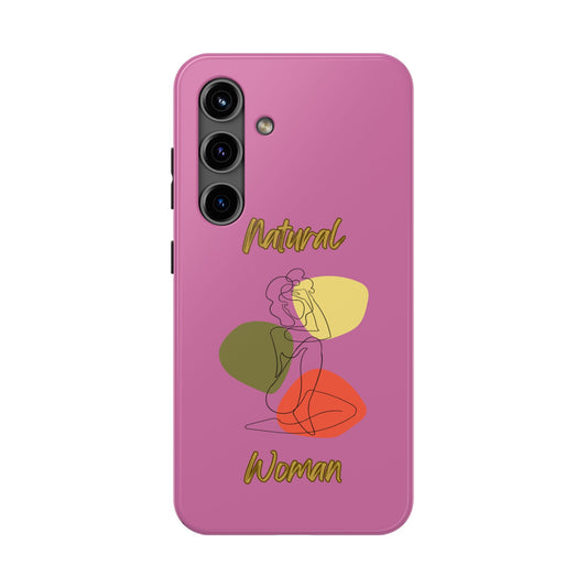 Natural Woman Colorful Pose (BL)Tough Phone Cases LIGHT PINK