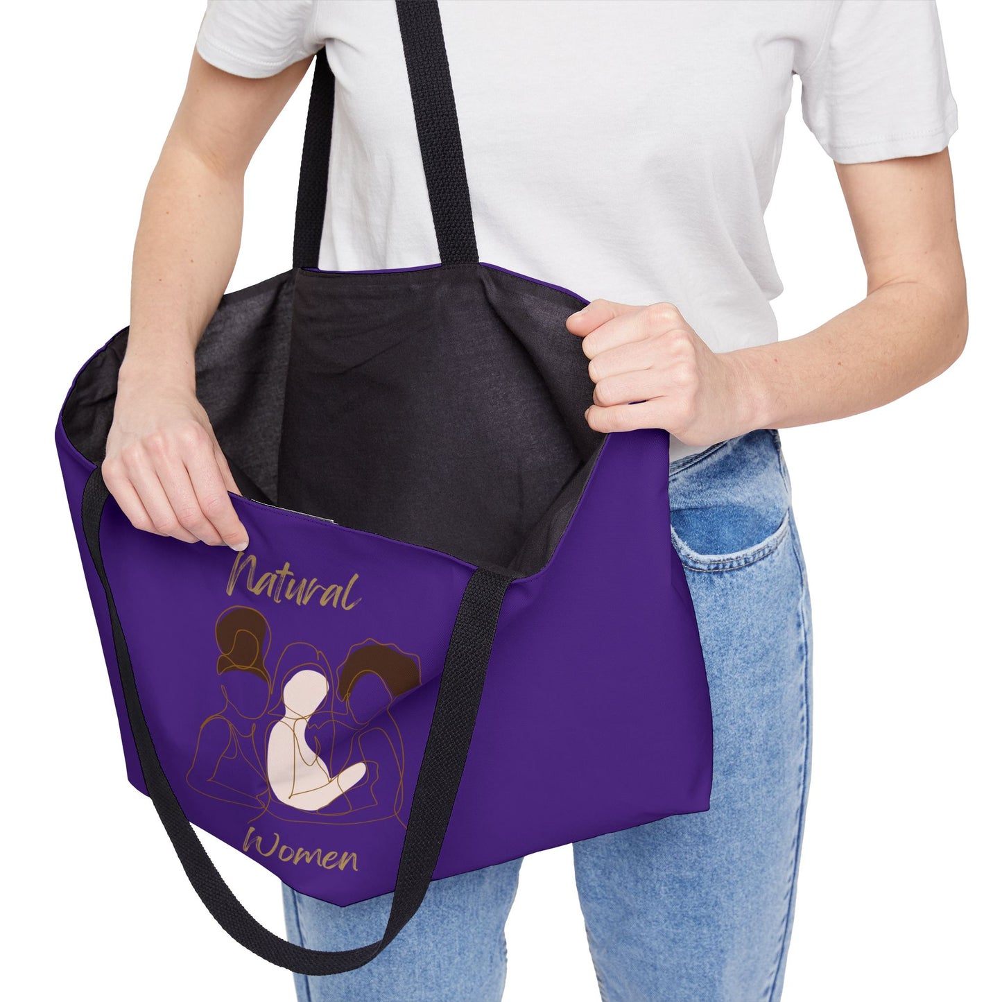 Natural Women Friends (BL) Weekender Tote Bag PURPLE