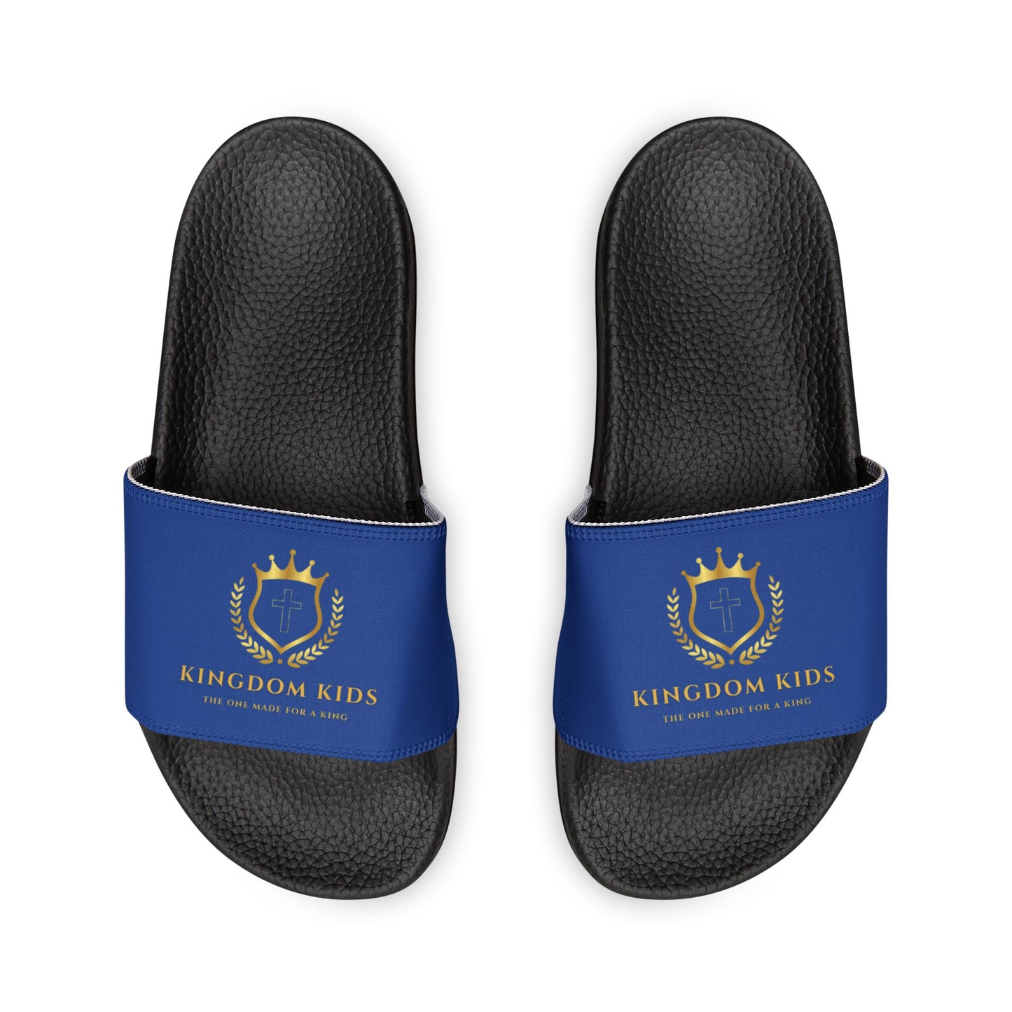 Kingdom Kids Youth Removable-Strap Sandals (Dark Blue)