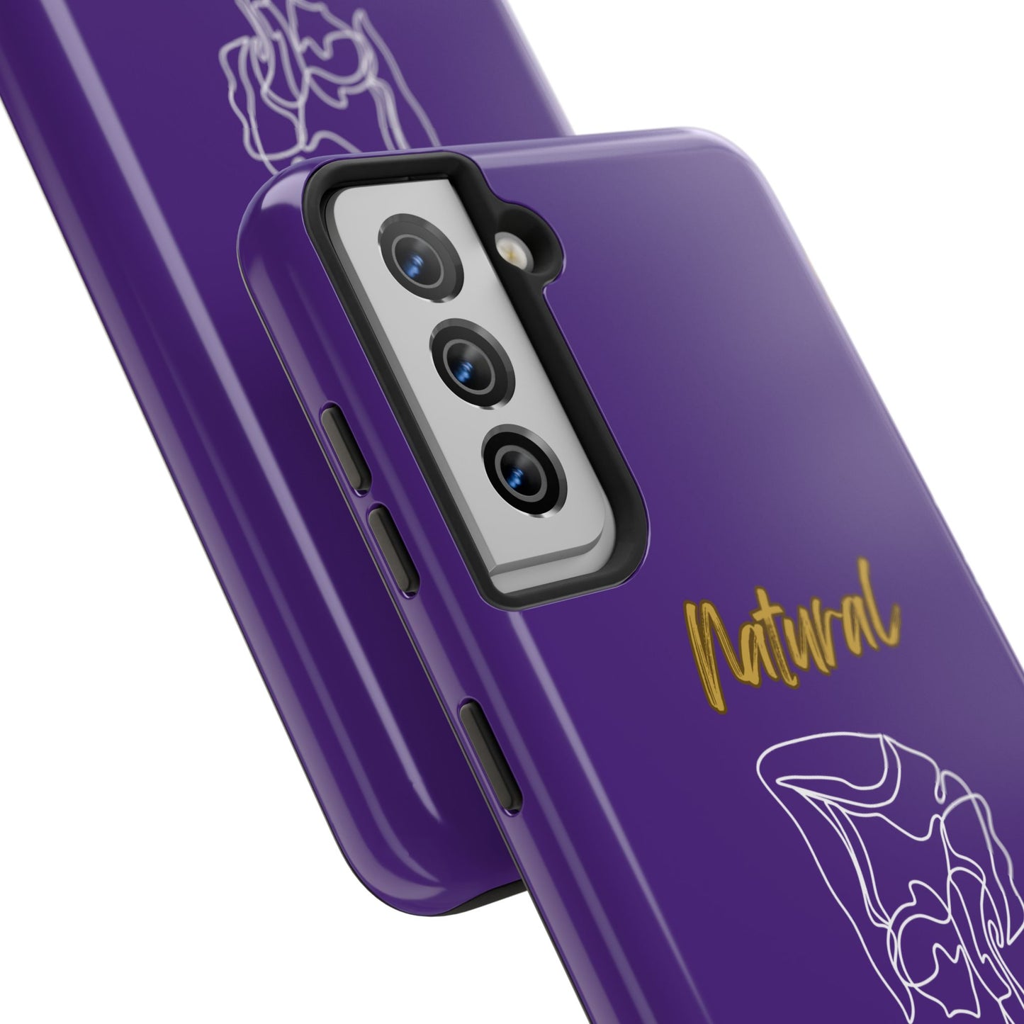 Natural Woman Flexible (WL)Tough Phone Cases PURPLE