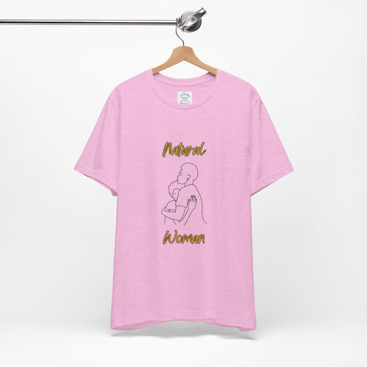 Natural Woman Safe With Momma (BL) Short Sleeve T-Shirt