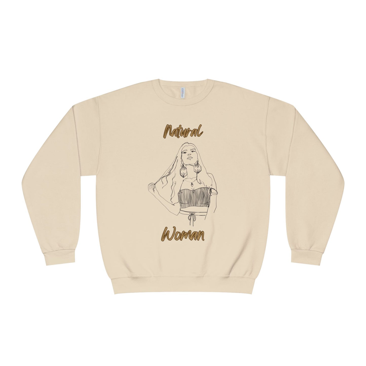 Natural Woman Thinking (BL) Crewneck Sweatshirt