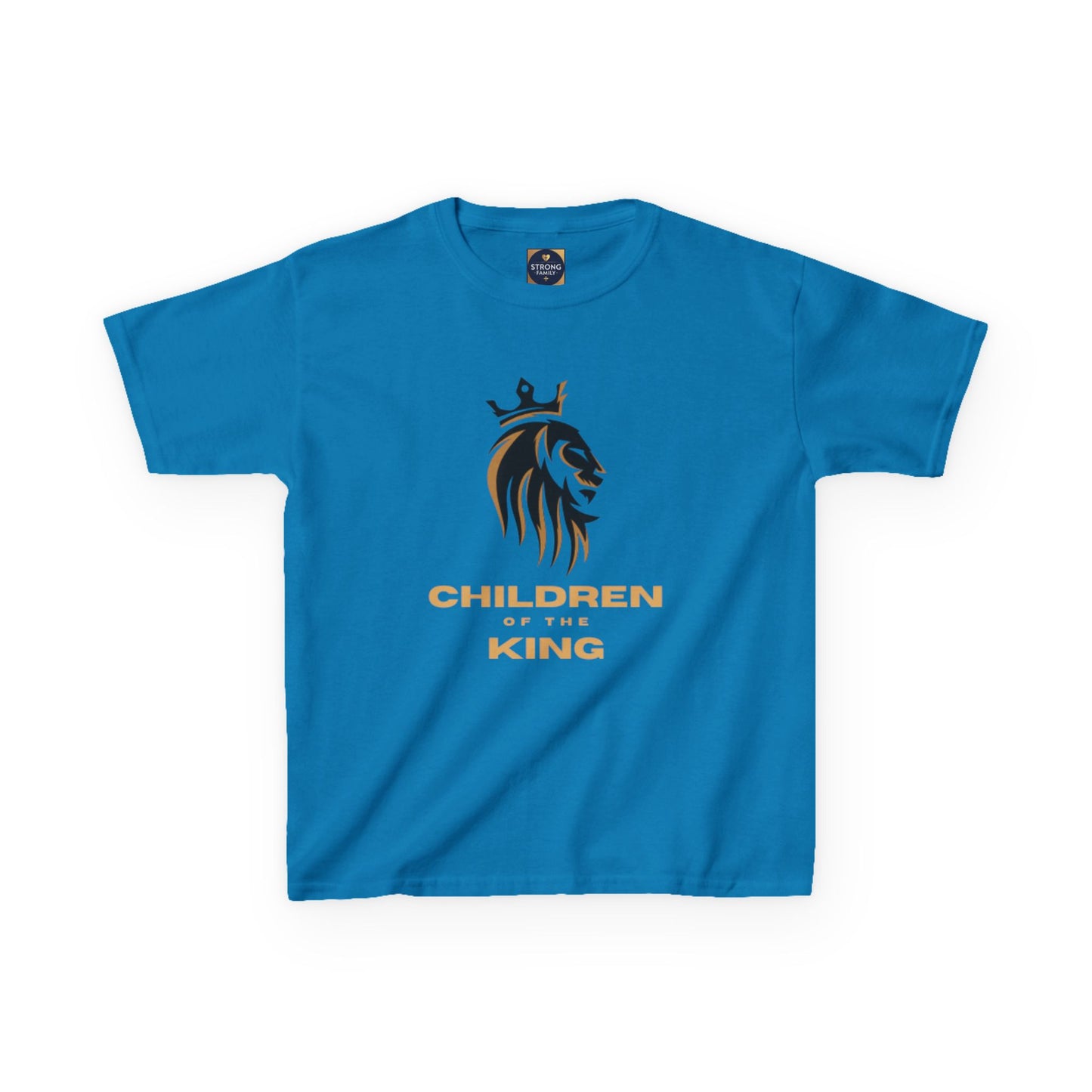 Children of the King Inspirational Kids Cotton T-Shirt (BL)