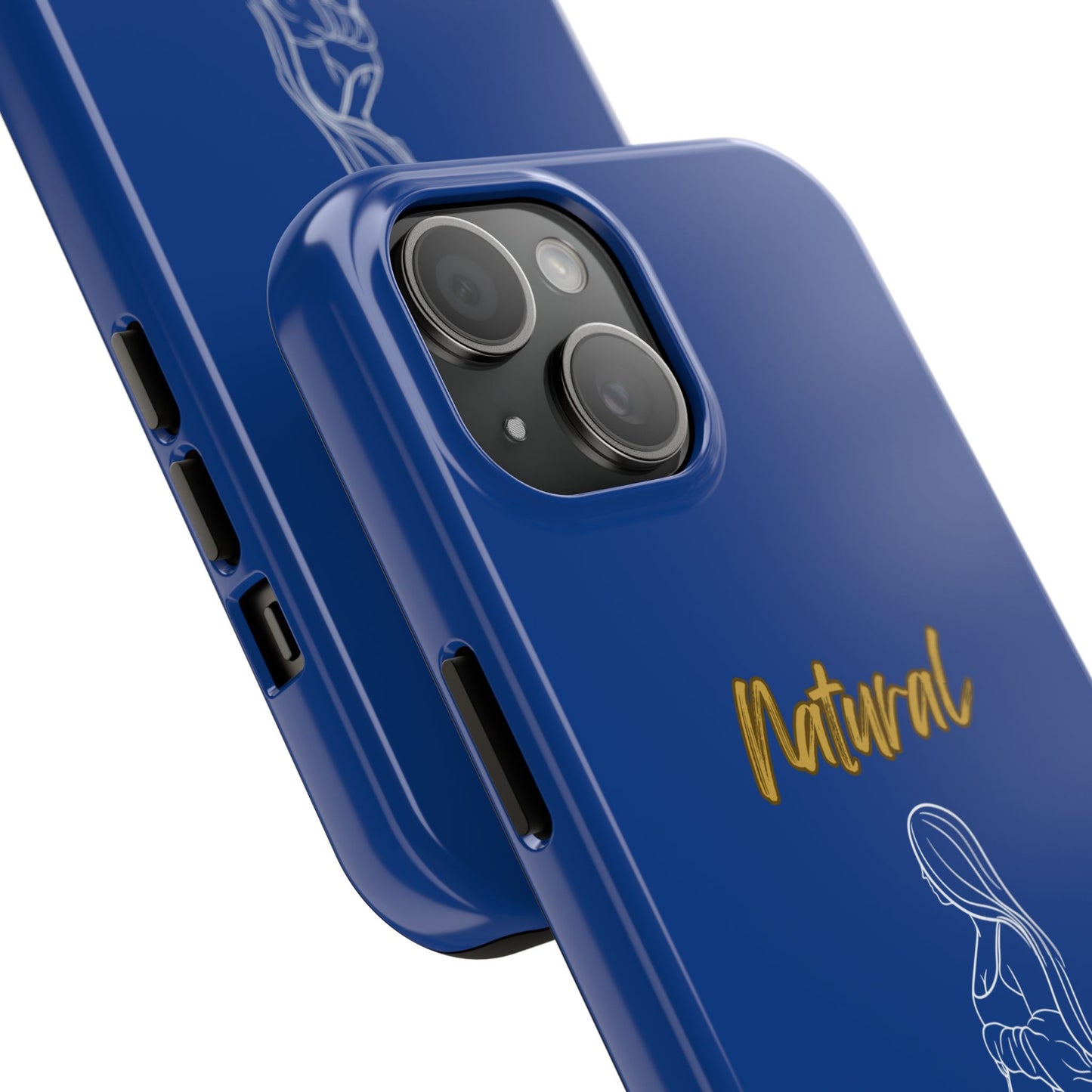 Natural Woman Expecting (WL)Tough Phone Cases DARK BLUE