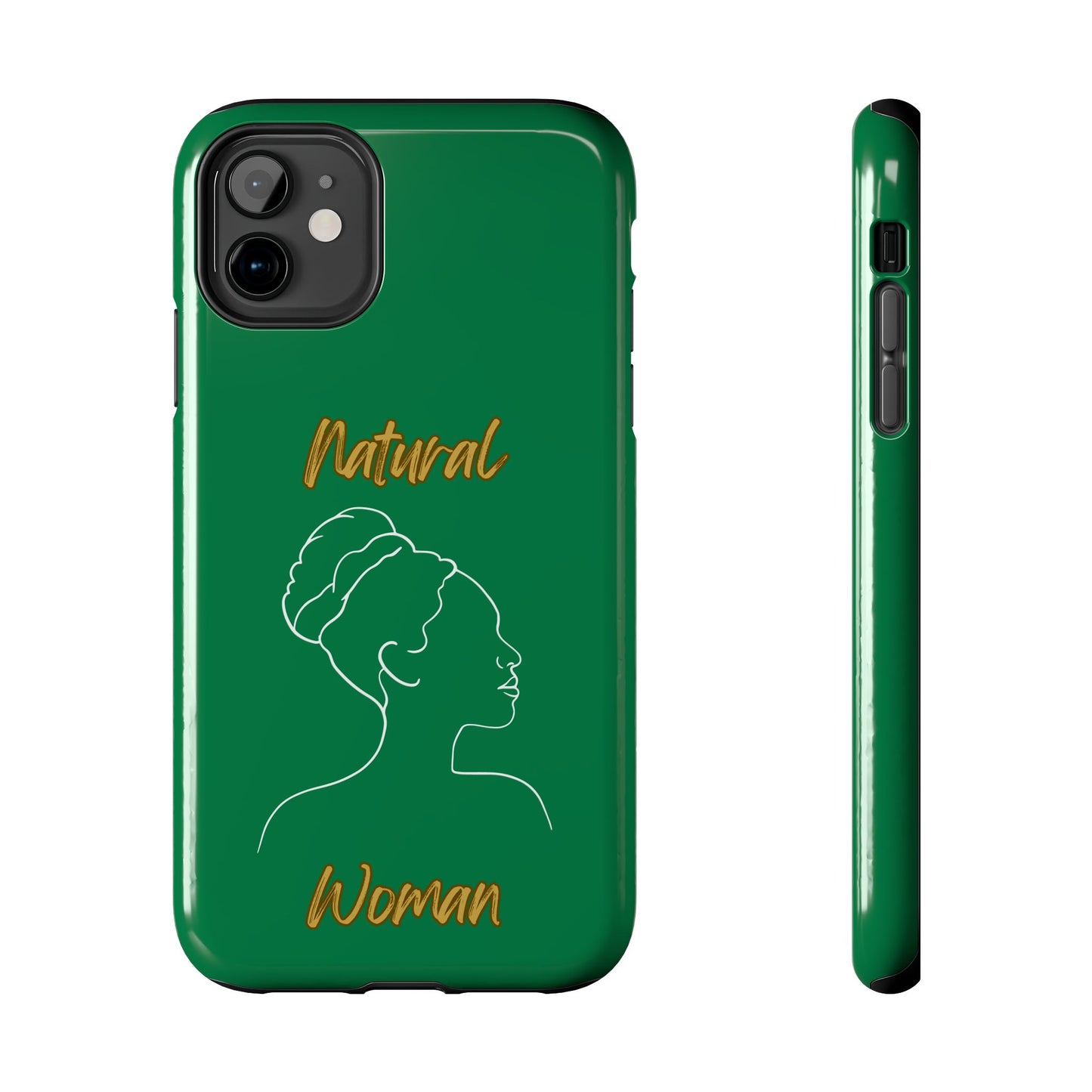 Natural Woman Mixed (WL)Tough Phone Cases DARK GREEN