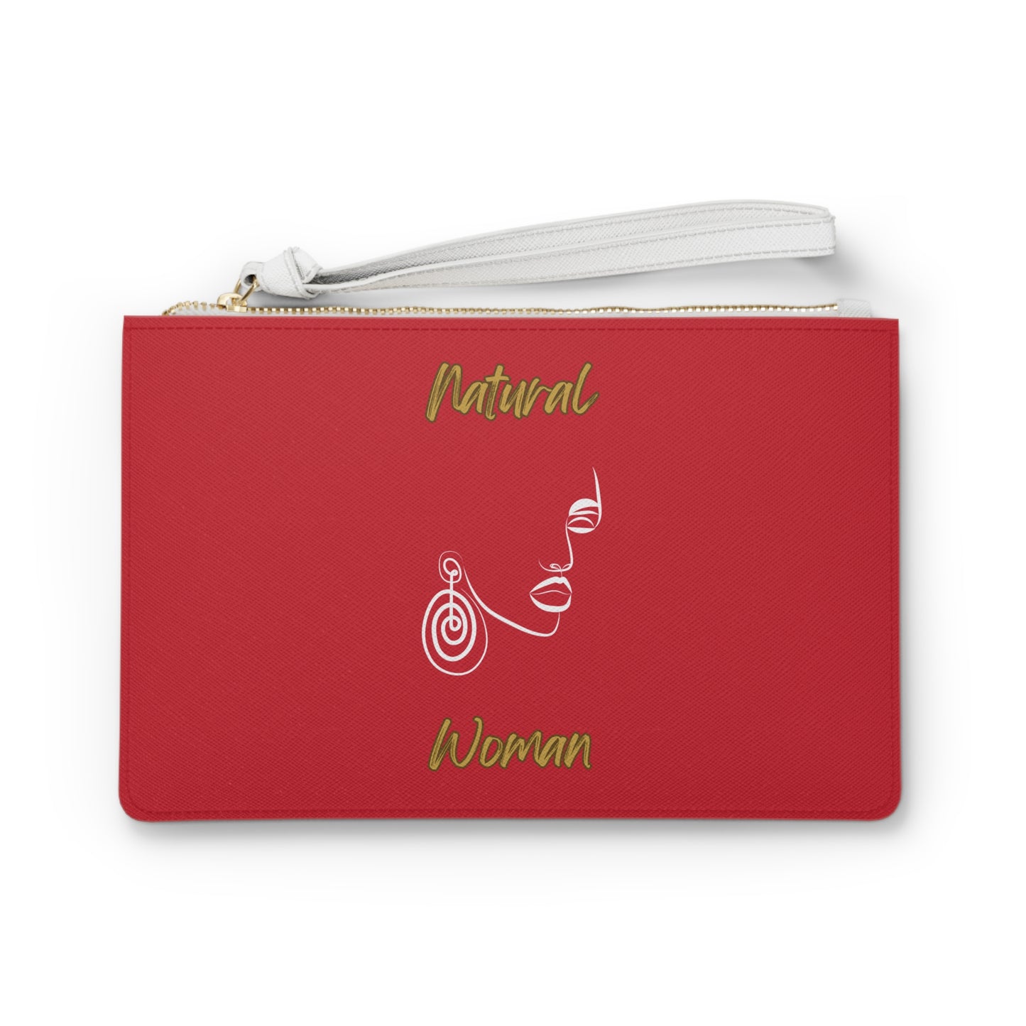 Natural Woman Music In My Soul (WL) Clutch Bag DARK RED
