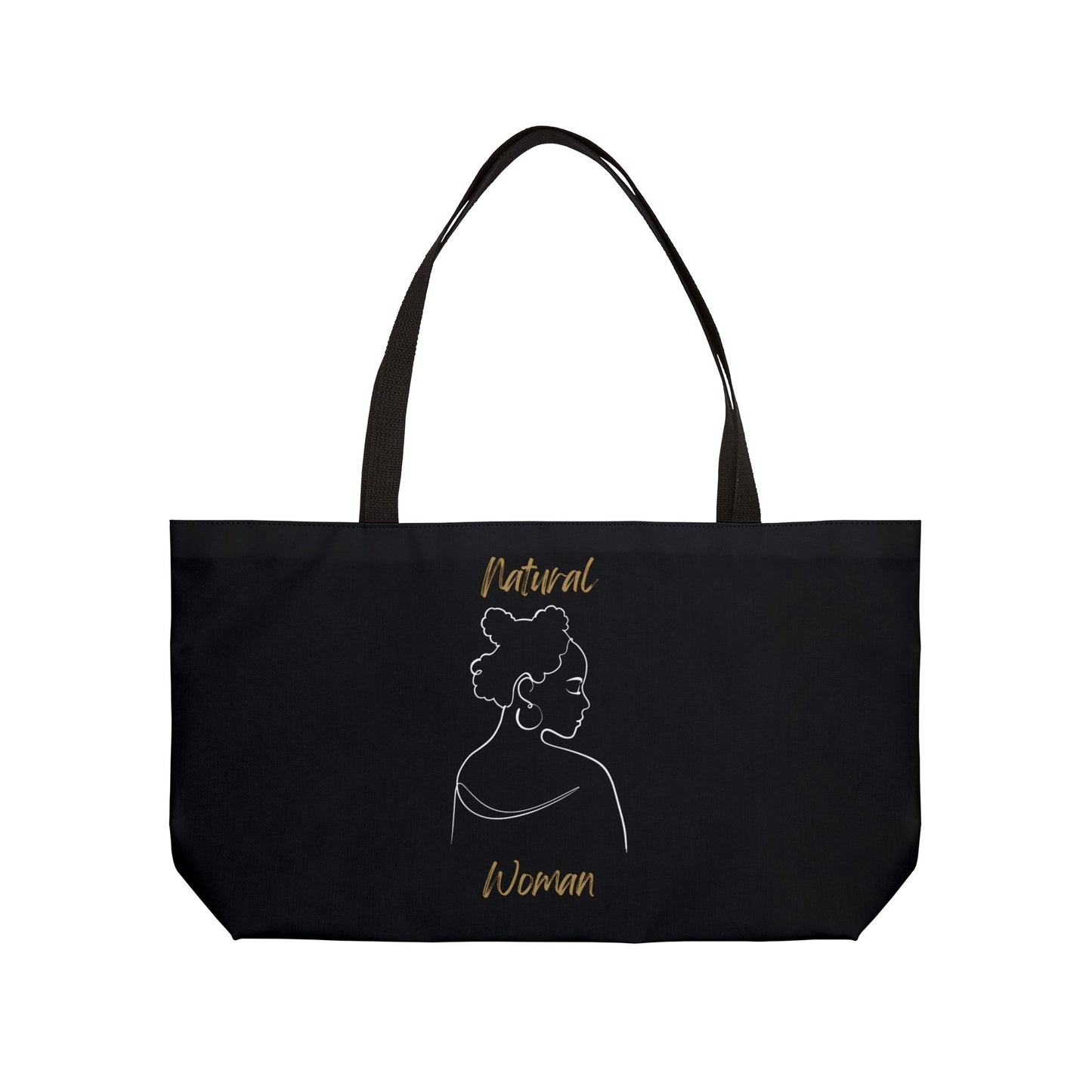 Natural Woman Twist (WL) Weekender Tote Bag BLACK