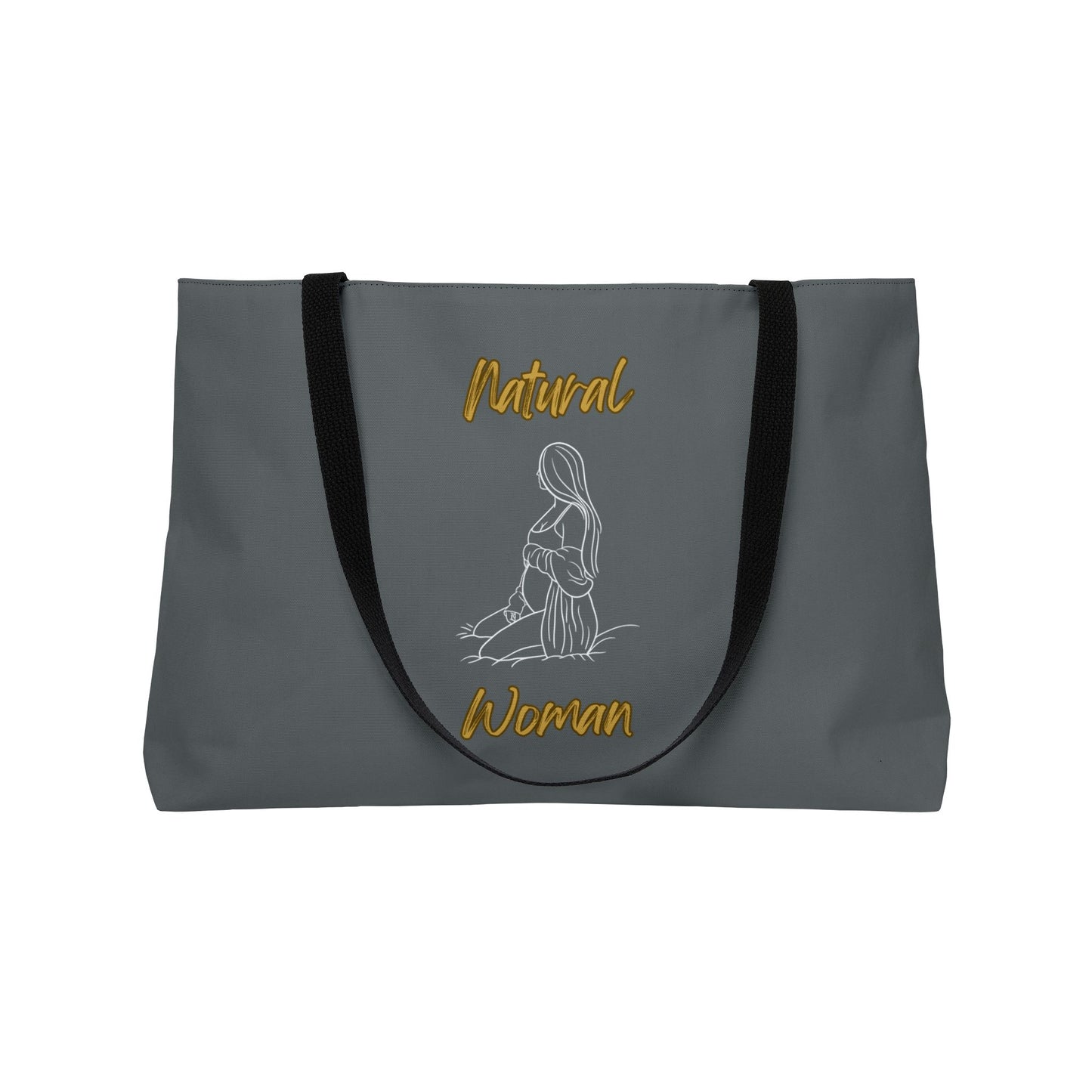 Natural Woman Expecting (WL) Weekender Tote Bag DARK GREY