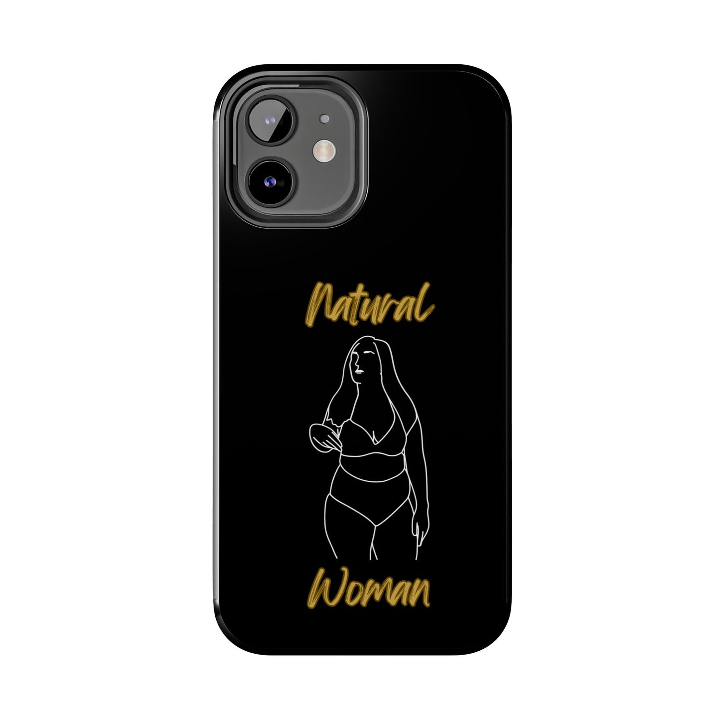 Natural Woman Full Beauty (WL)Tough Phone Cases BLACK