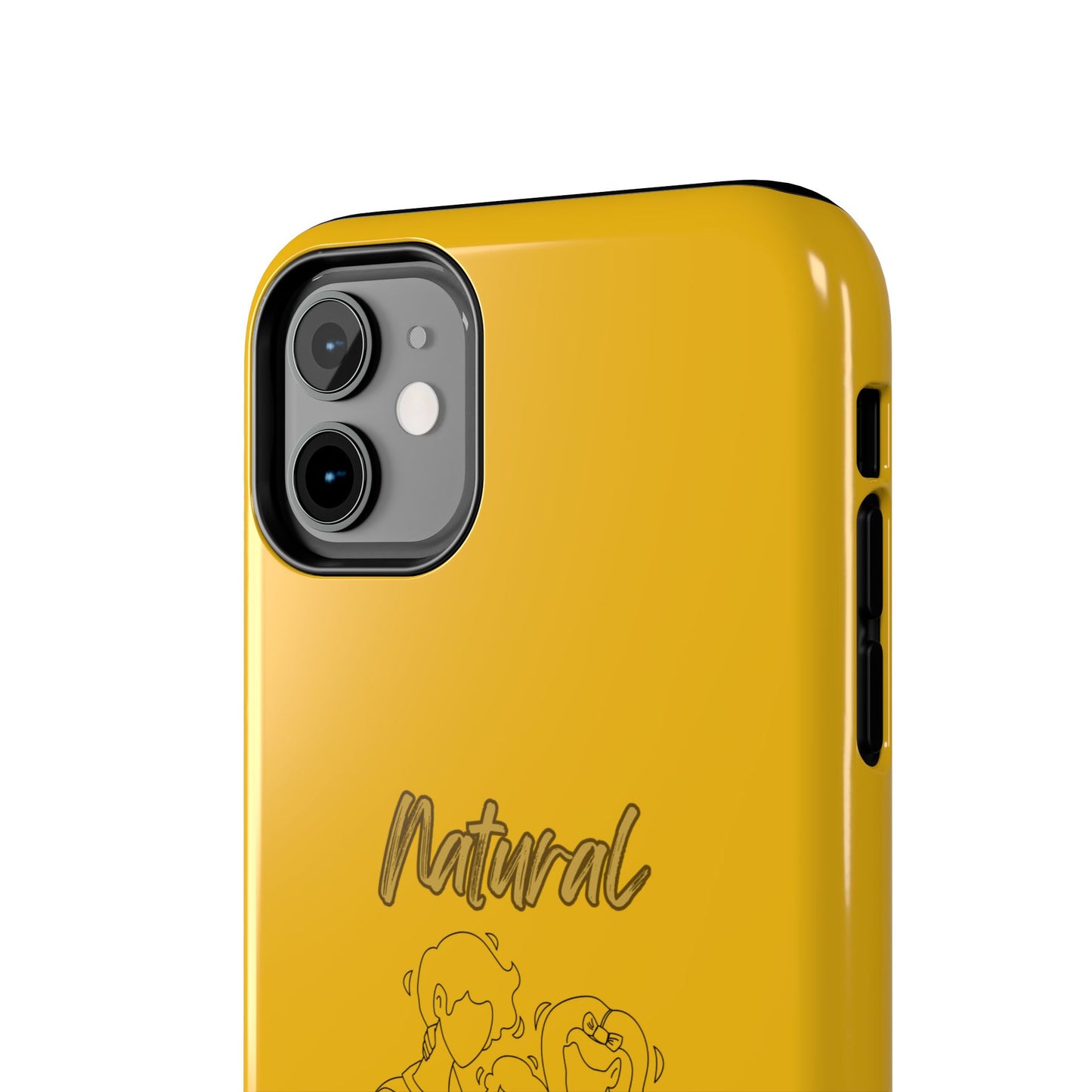 Natural Woman Bear Hugs (BL) Tough Phone Cases YELLOW