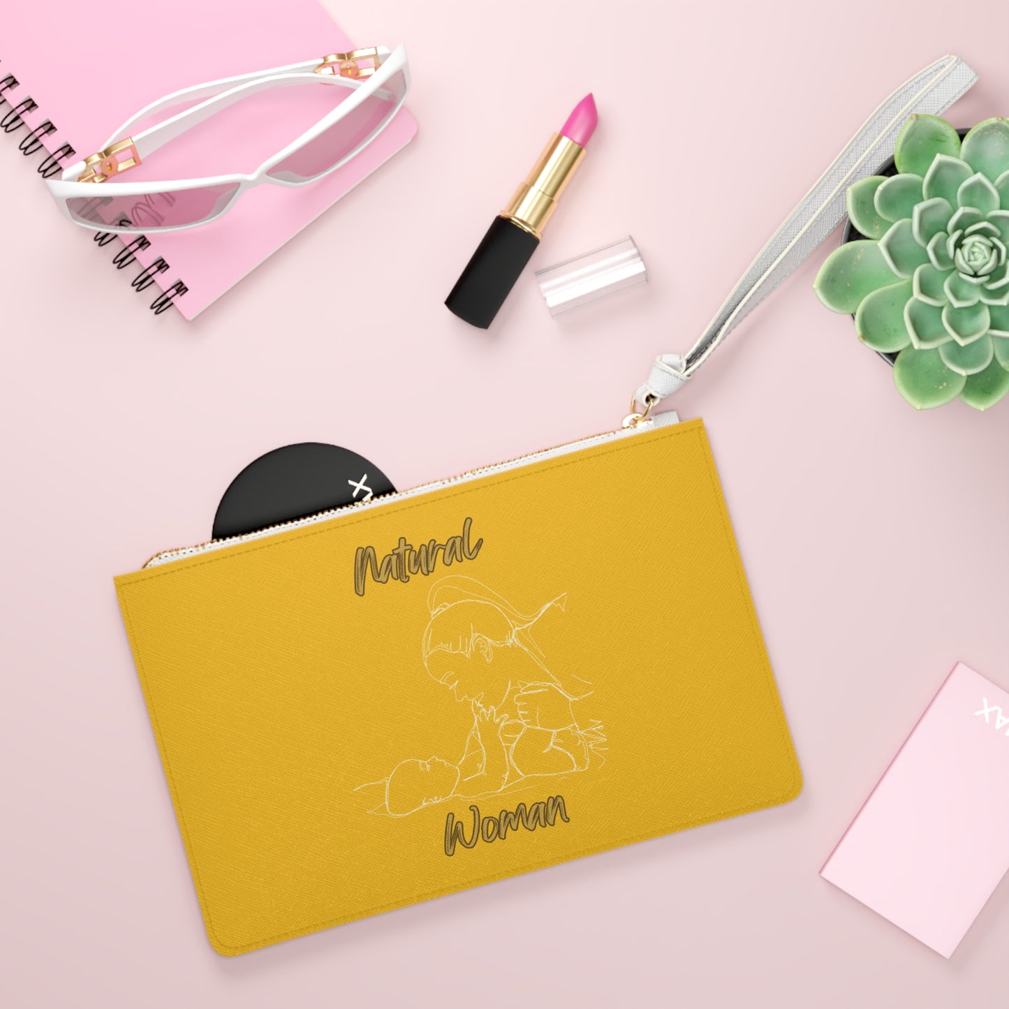 Natural Woman New Life (WL) Clutch Bag YELLOW