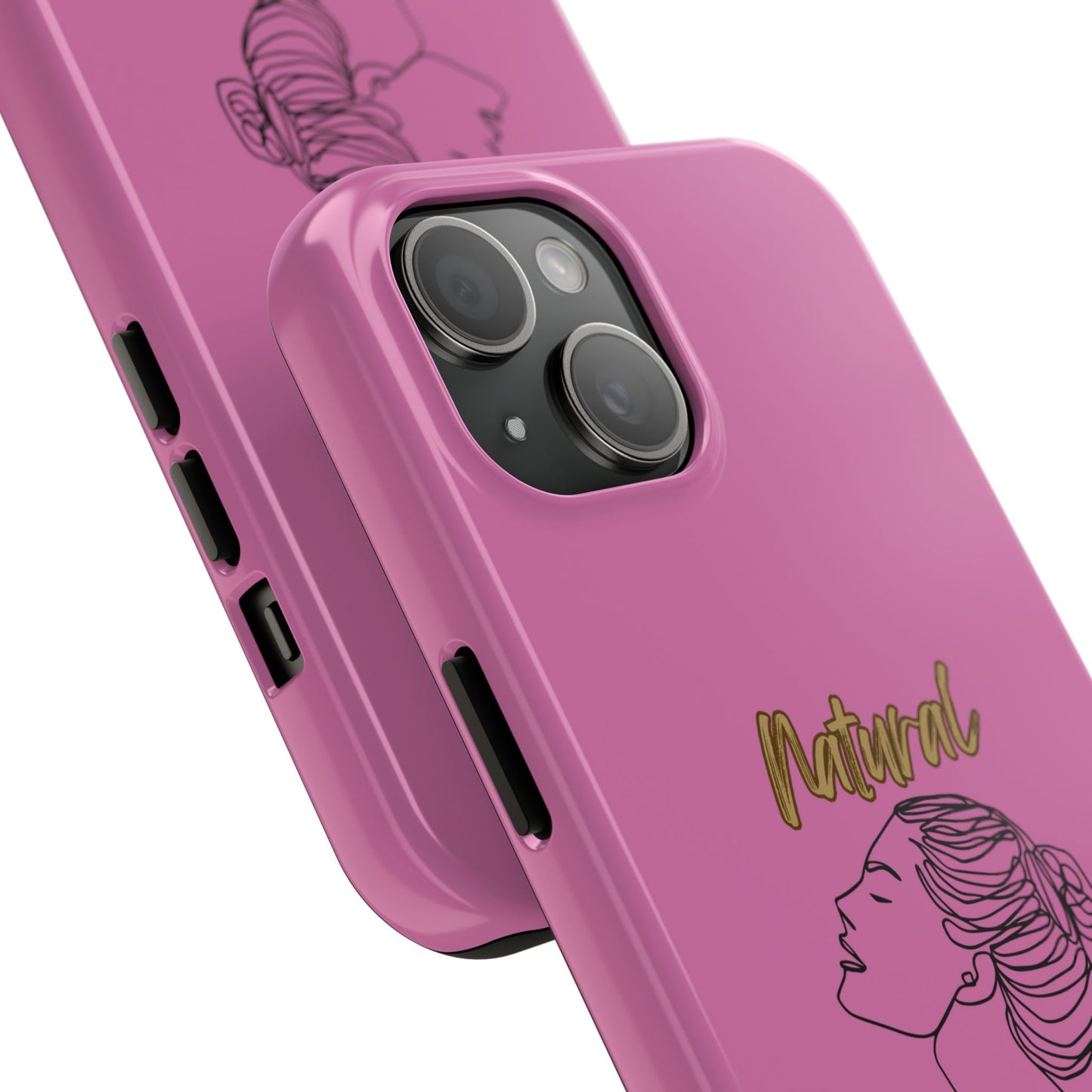 Natural Woman Wet Bun (BL) Tough Phone Cases LIGHT PINK