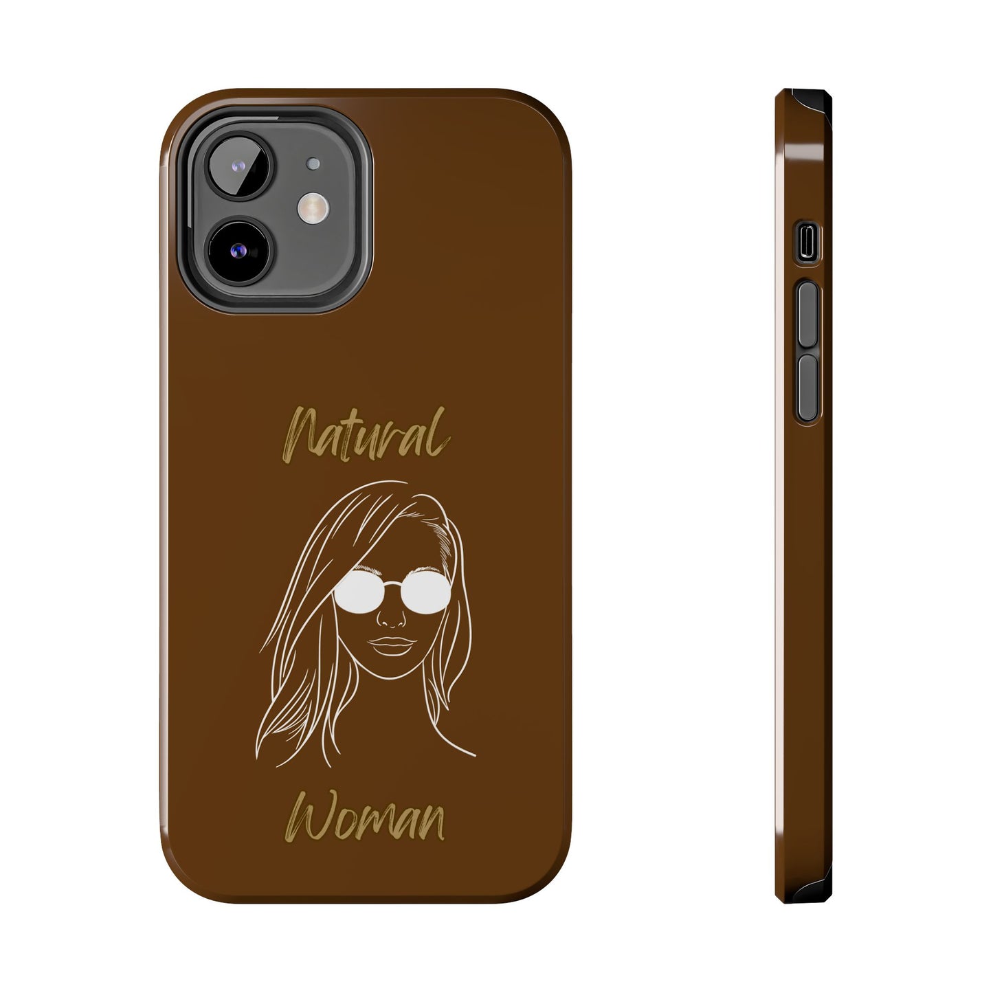 Natural Woman Shades (WL)Tough Phone Cases BROWN