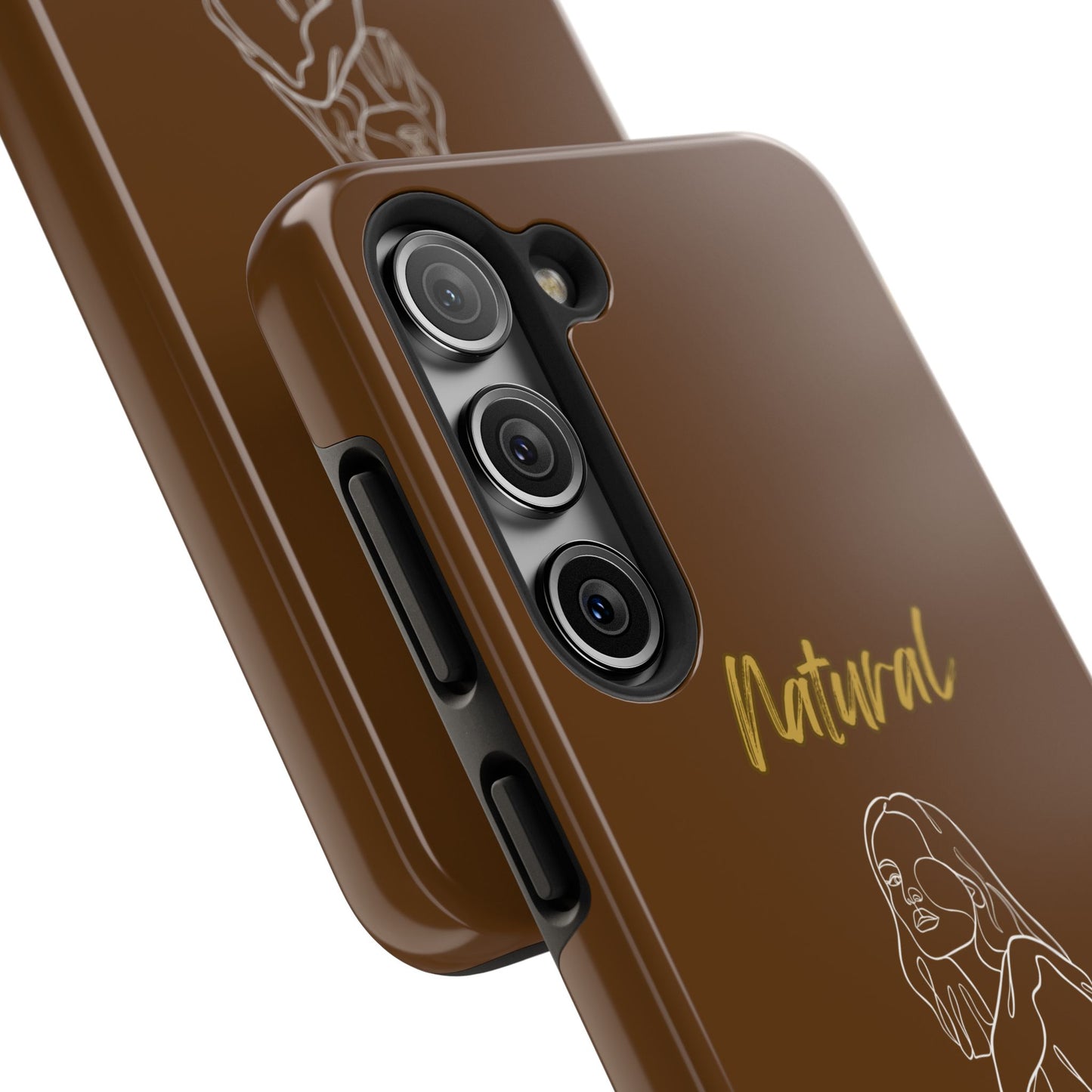 Natural Woman Care Free (WL)Tough Phone Cases BROWN