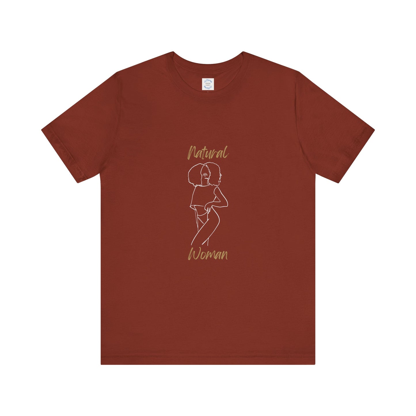 Natural Woman Pose (WL) Short Sleeve T-Shirt