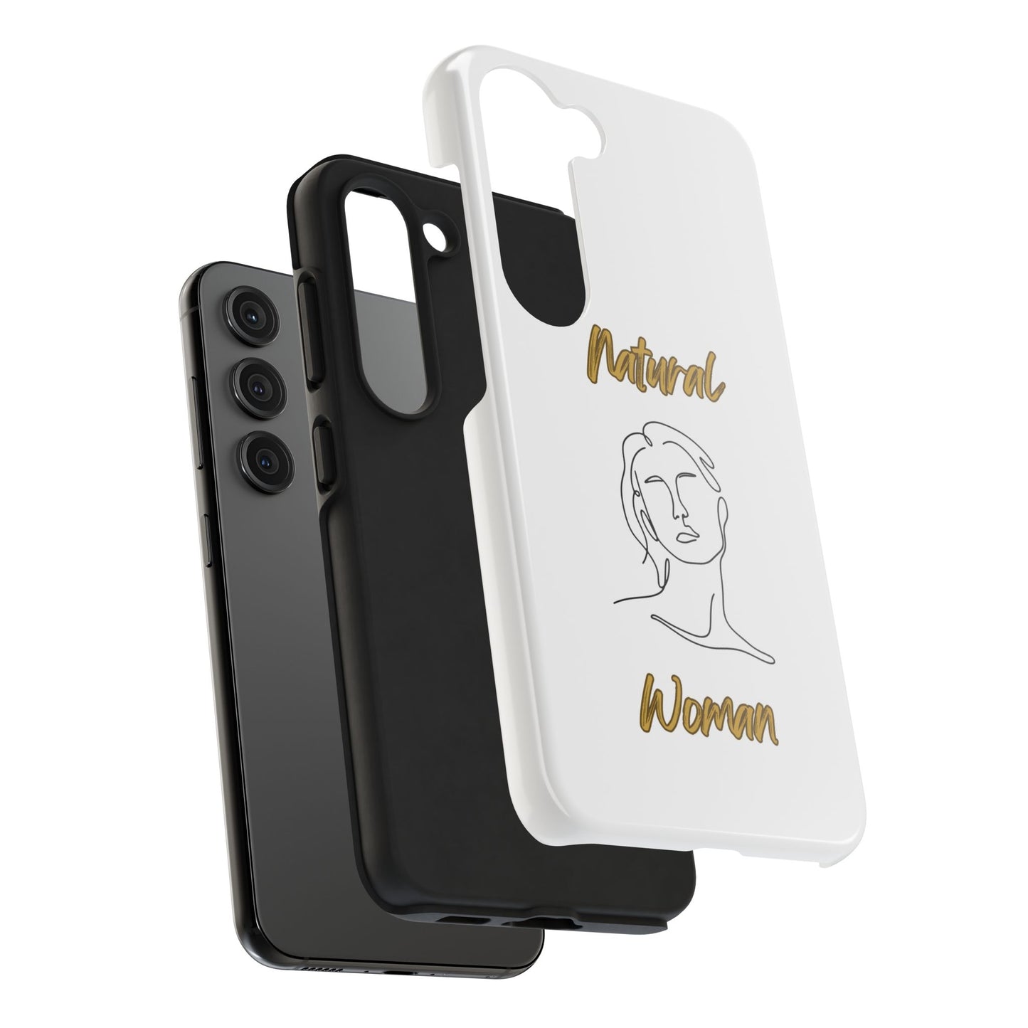 Natural Woman Hello (BL)Tough Phone Cases WHITE