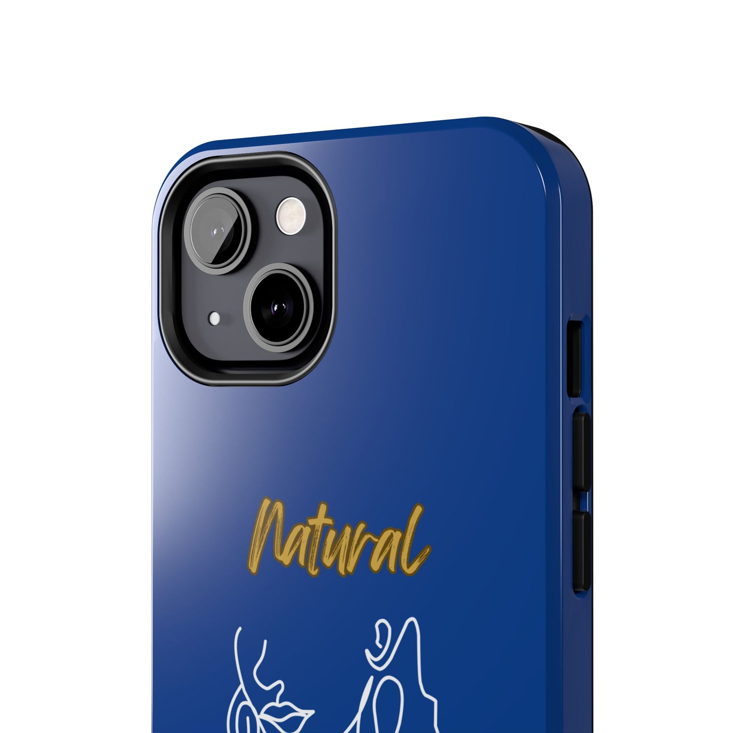 Natural Woman Lips (WL)Tough Phone Cases DARK BLUE