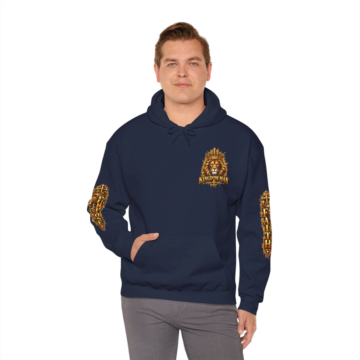 KINGDOM MAN™ Crowned Lion Hoodie