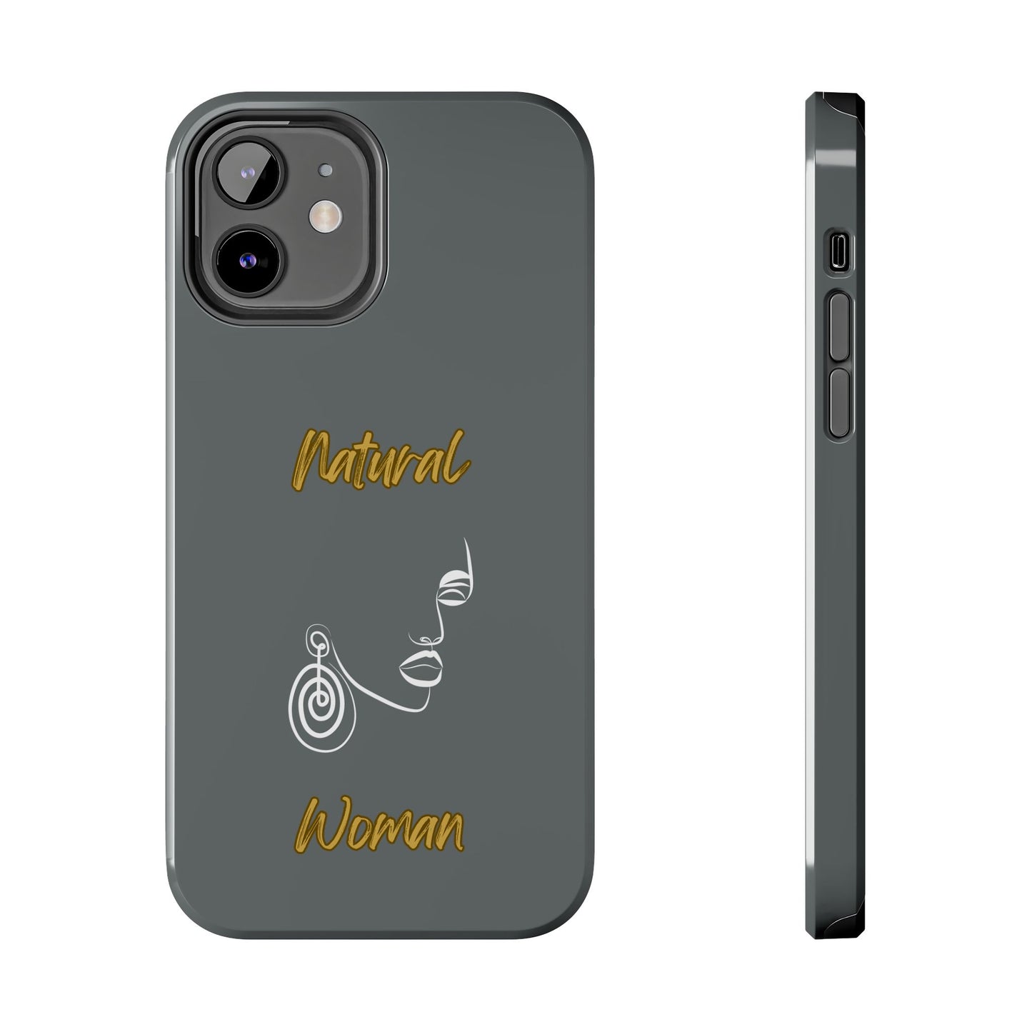 Natural Woman Music In My Soul (WL)Tough Phone Cases DARK GREY