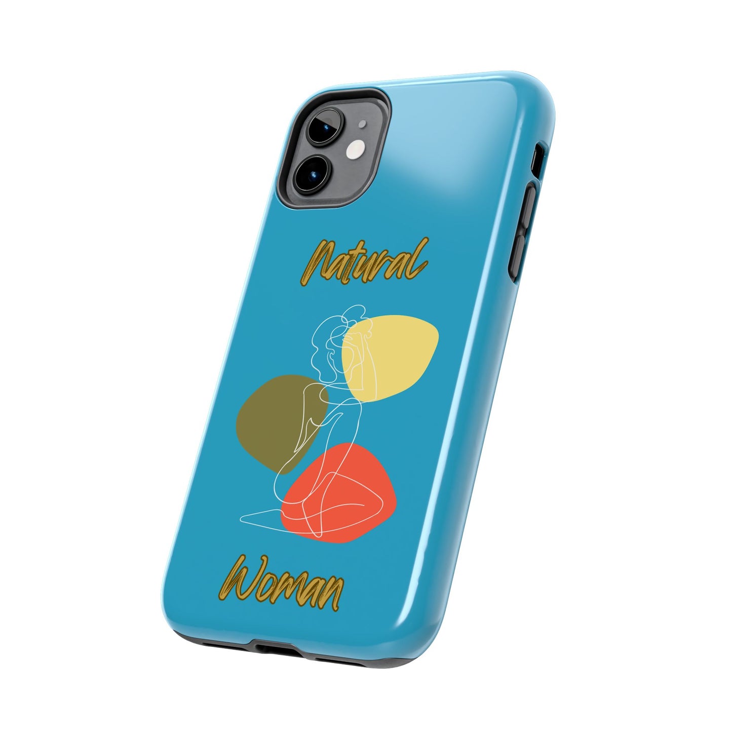 Natural Woman Colorful Pose (WL)Tough Phone Cases TURQUOISE