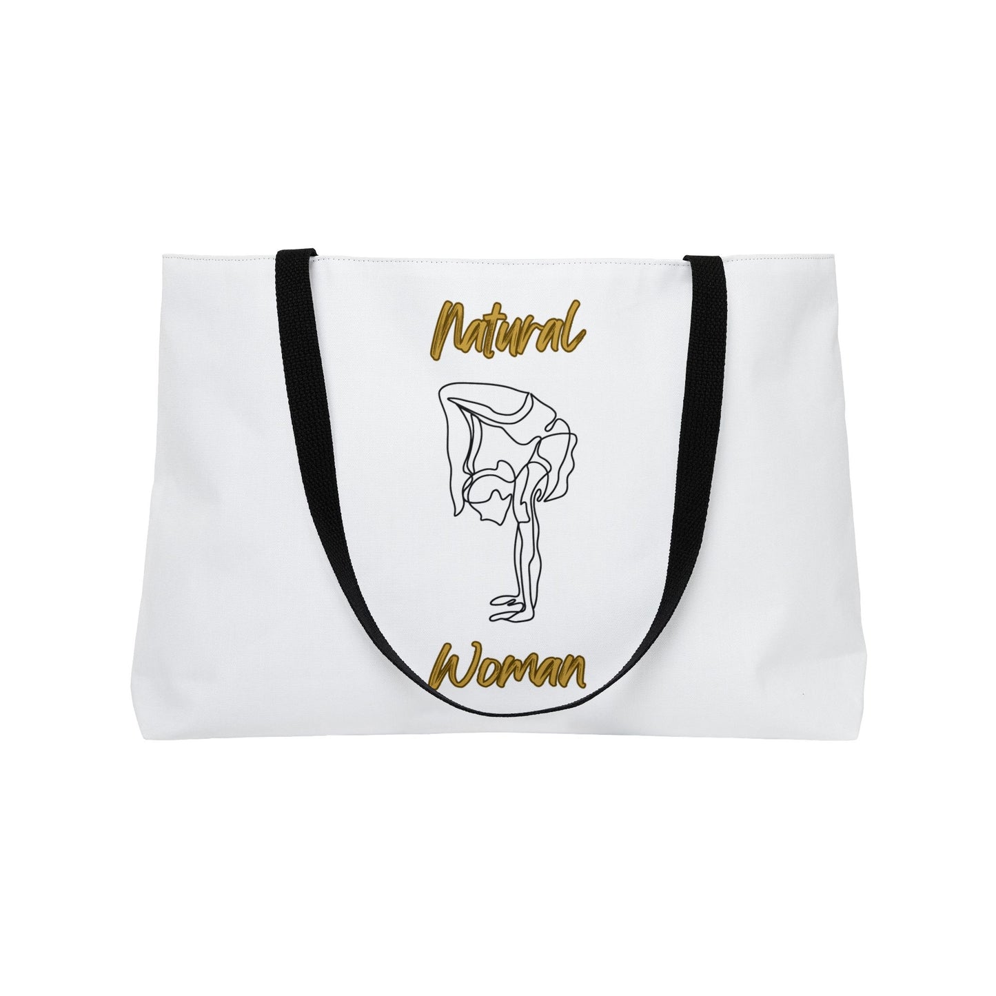 Natural Woman Flexible (BL) Weekender Tote Bag WHITE