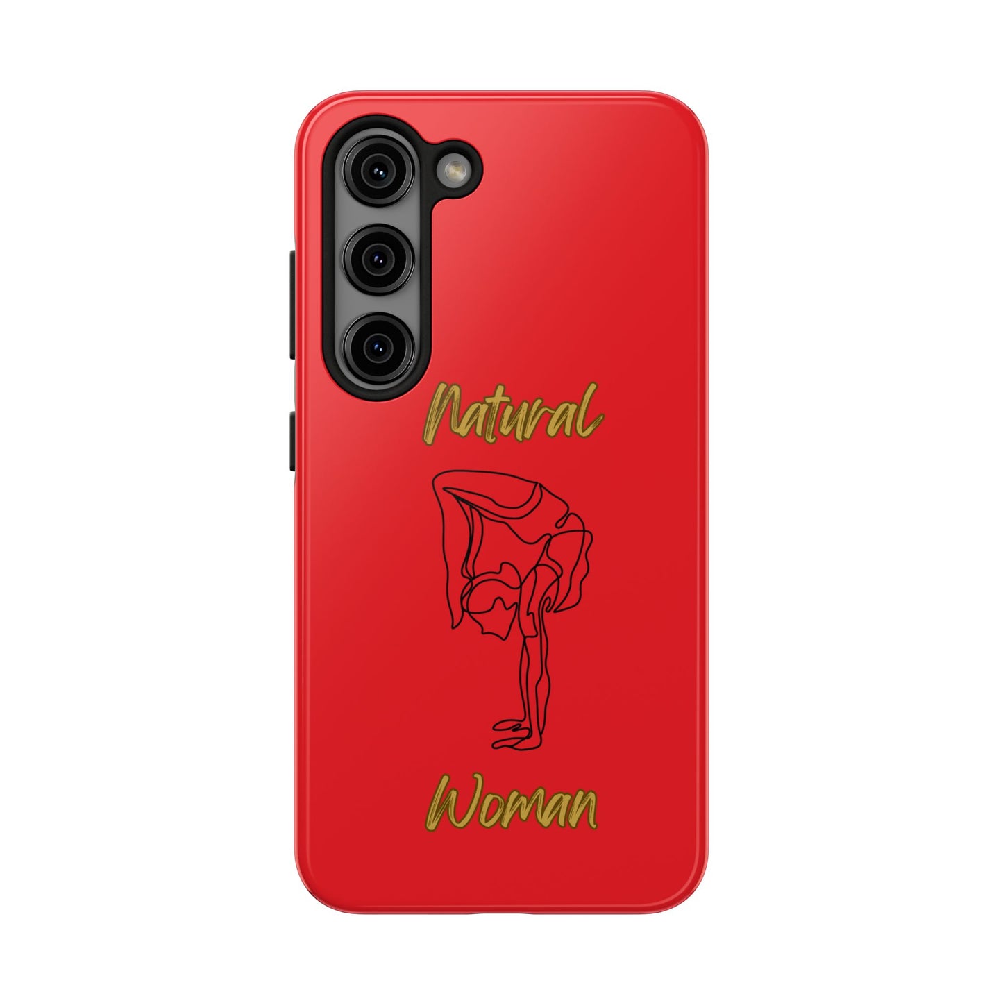 Natural Woman Flexible (BL)Tough Phone Cases RED